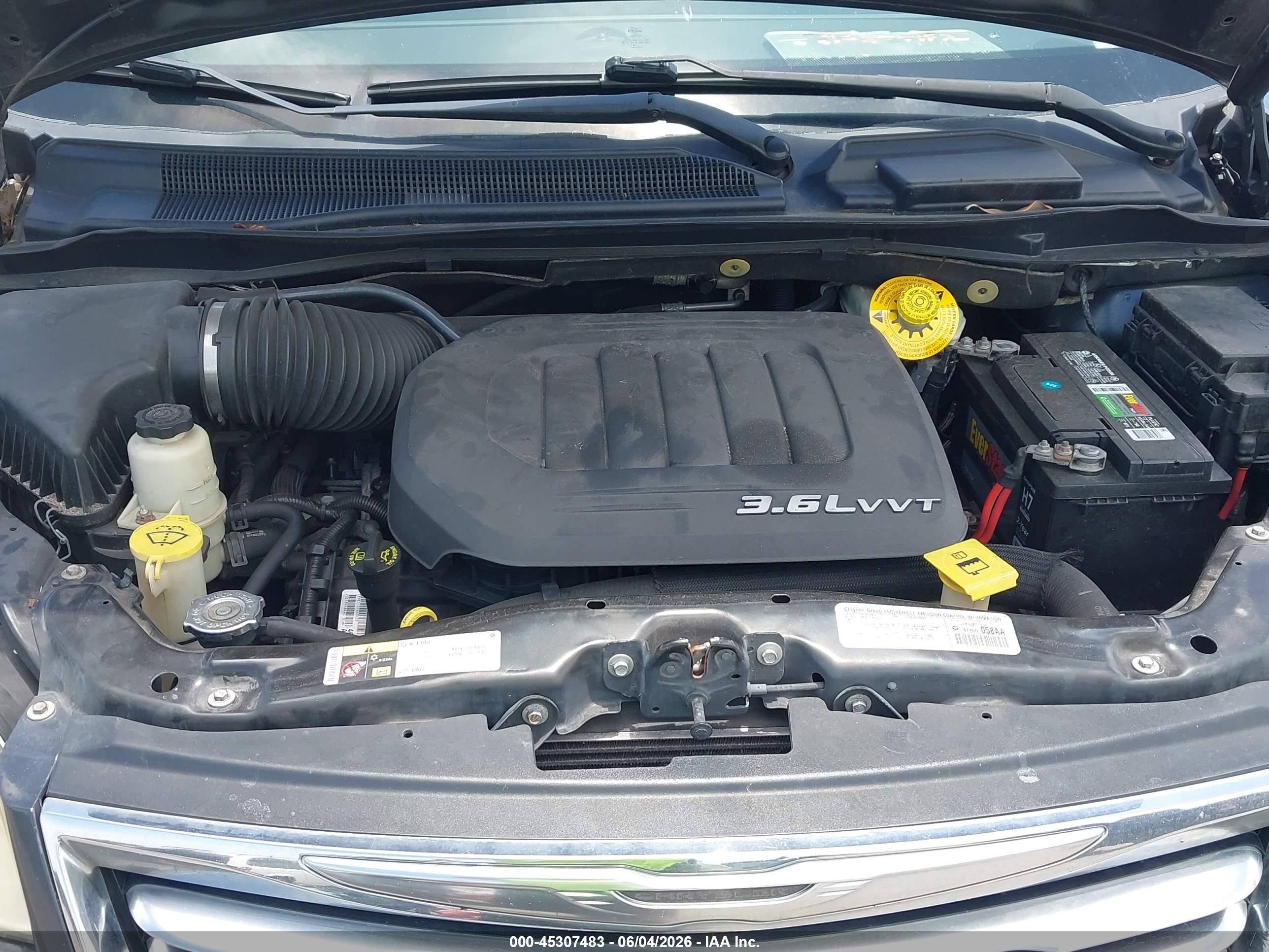 2014 Chrysler Town & Country Touring Серый vin: 2C4RC1BG6ER400480