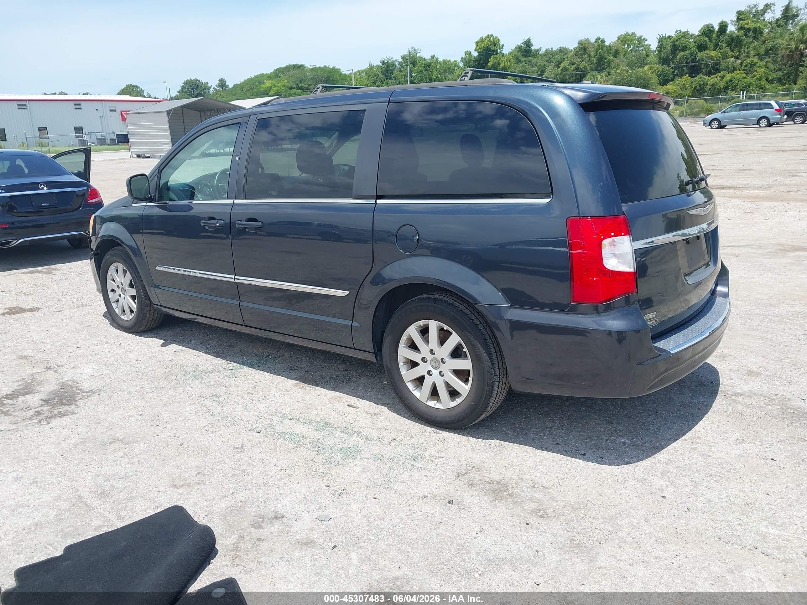 2014 Chrysler Town & Country Touring Серый vin: 2C4RC1BG6ER400480