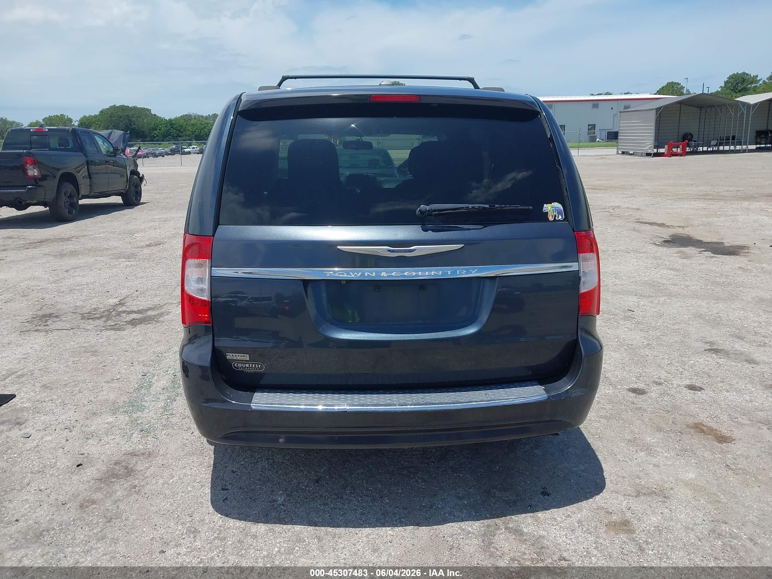 2014 Chrysler Town & Country Touring Серый vin: 2C4RC1BG6ER400480