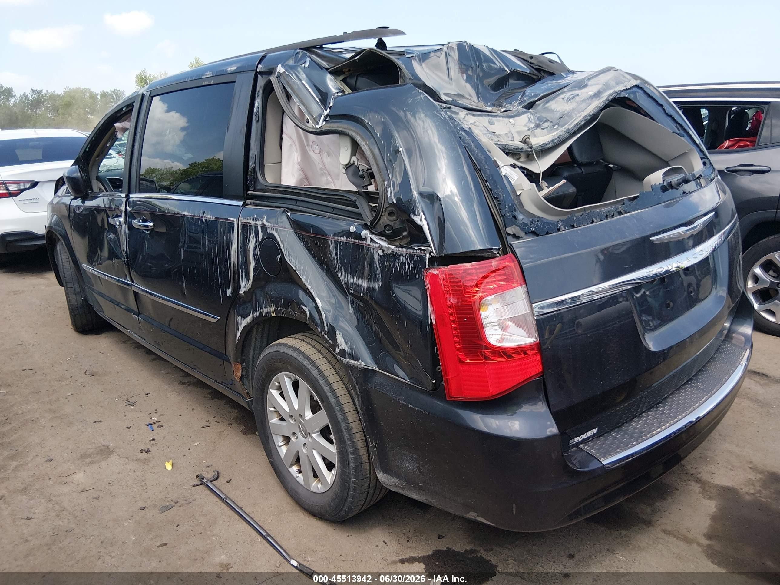 2014 Chrysler Town & Country Touring Black vin: 2C4RC1BG6ER413665