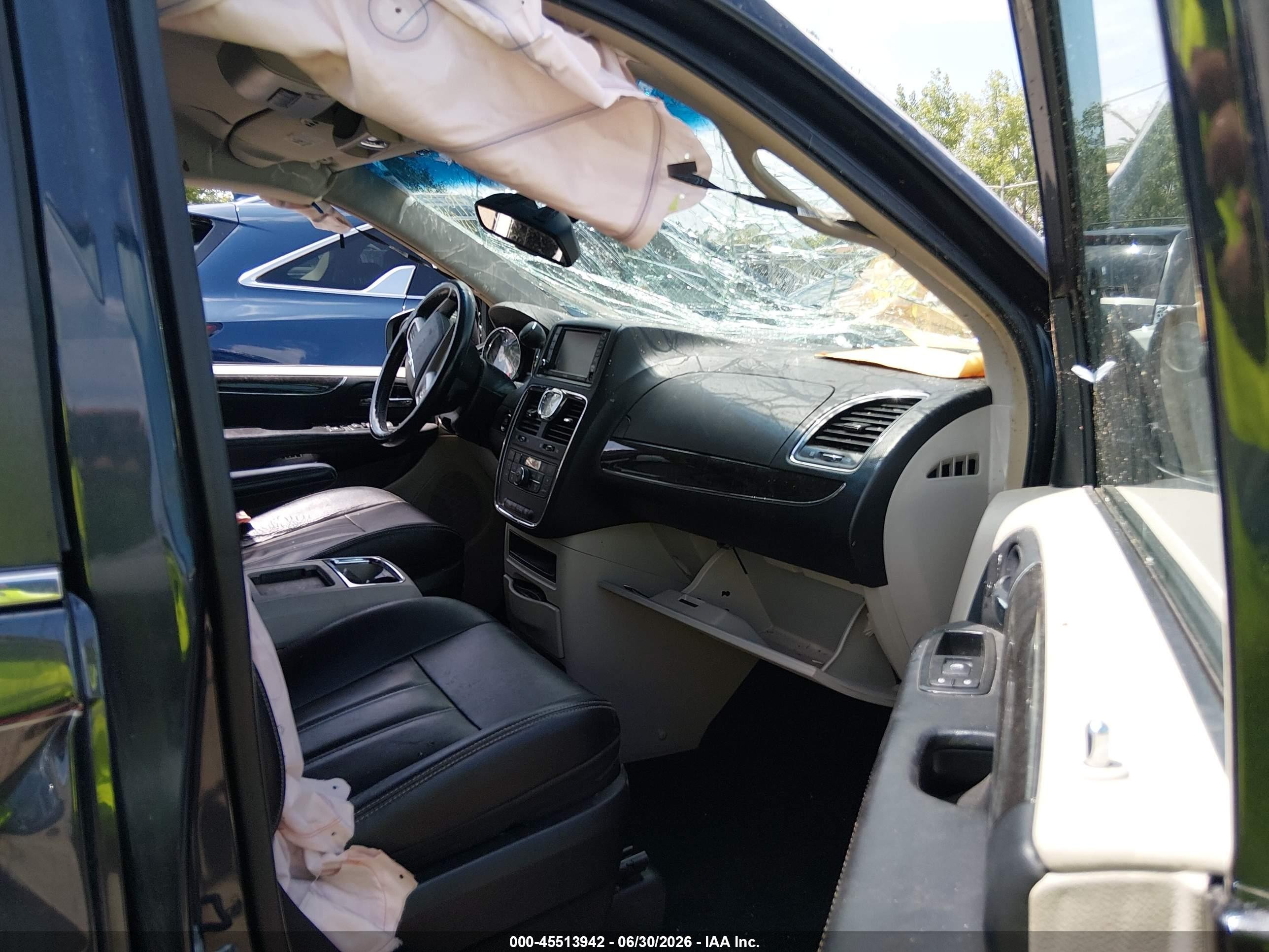 2014 Chrysler Town & Country Touring Black vin: 2C4RC1BG6ER413665