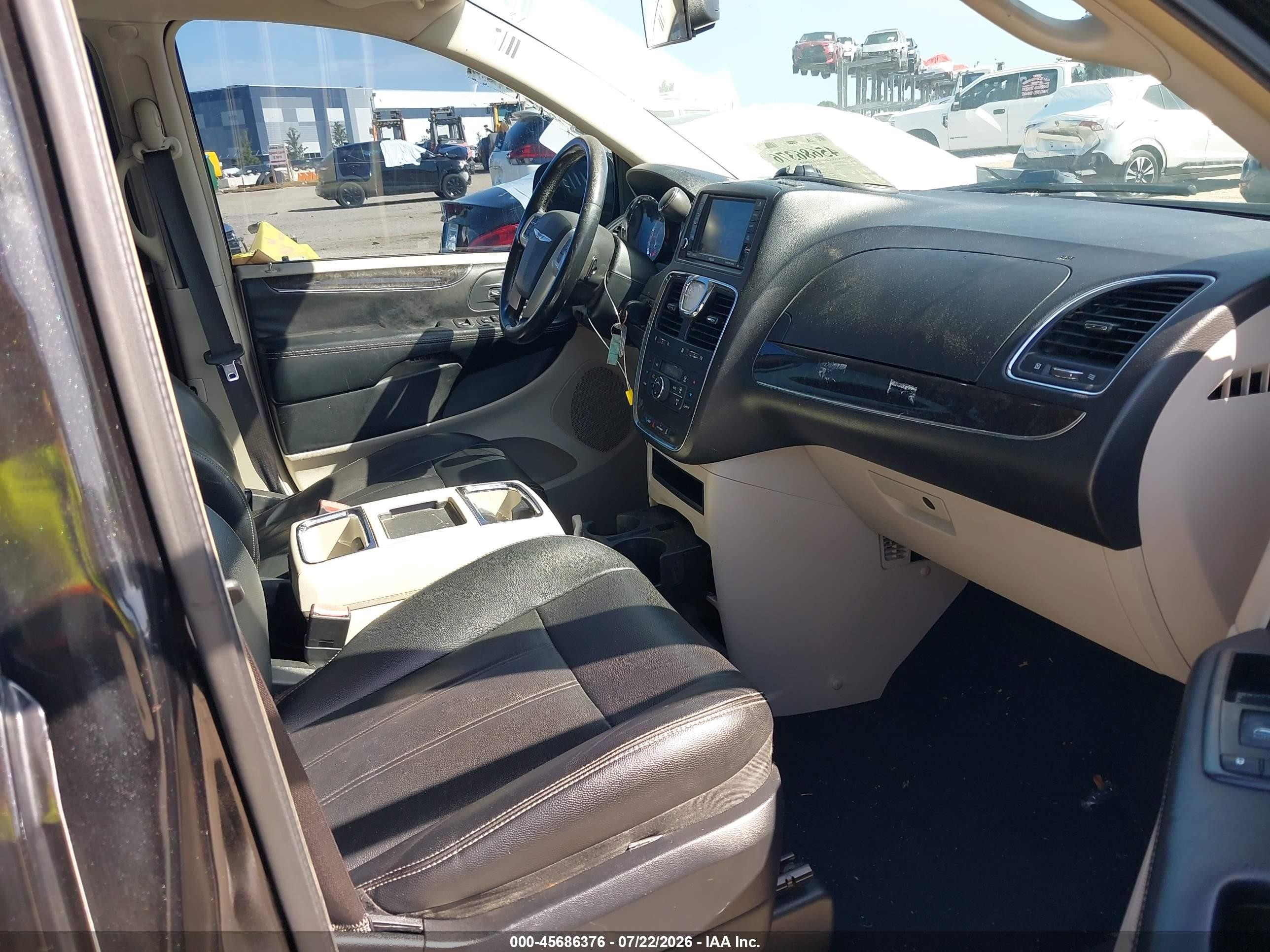 2014 Chrysler Town & Country Touring Black vin: 2C4RC1BG6ER434712