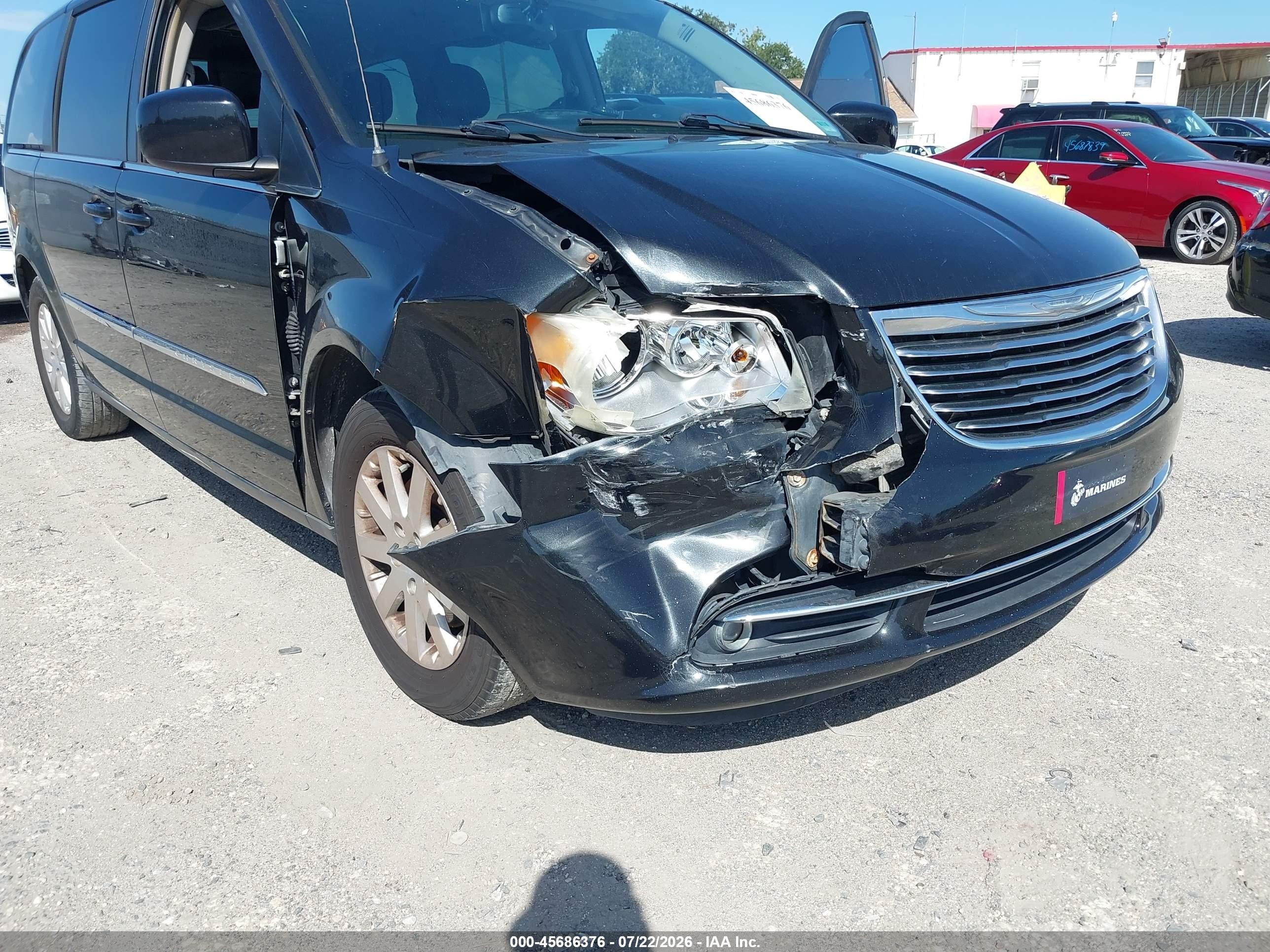 2014 Chrysler Town & Country Touring Black vin: 2C4RC1BG6ER434712