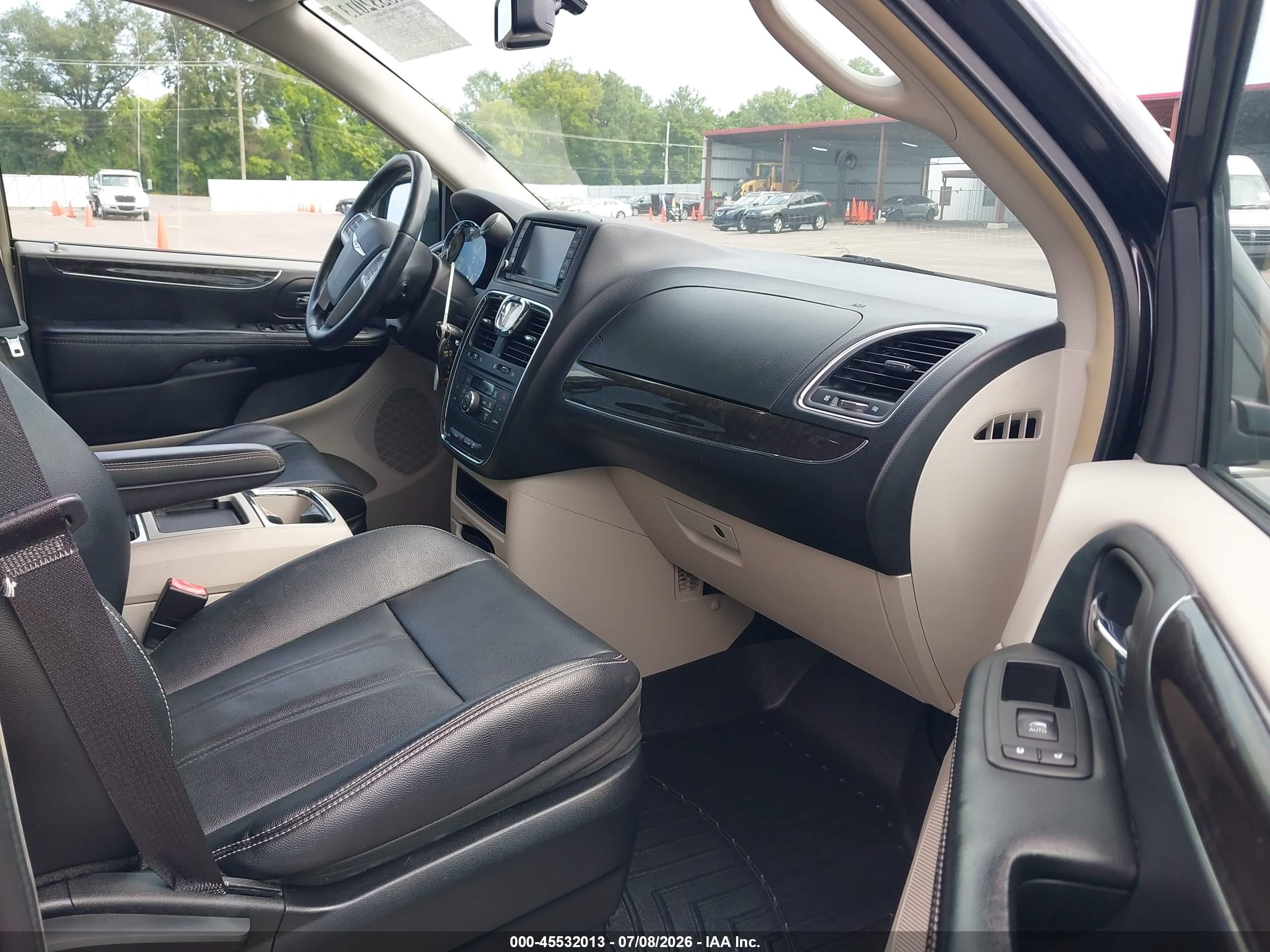 2014 Chrysler Town & Country Touring Black vin: 2C4RC1BG6ER437299