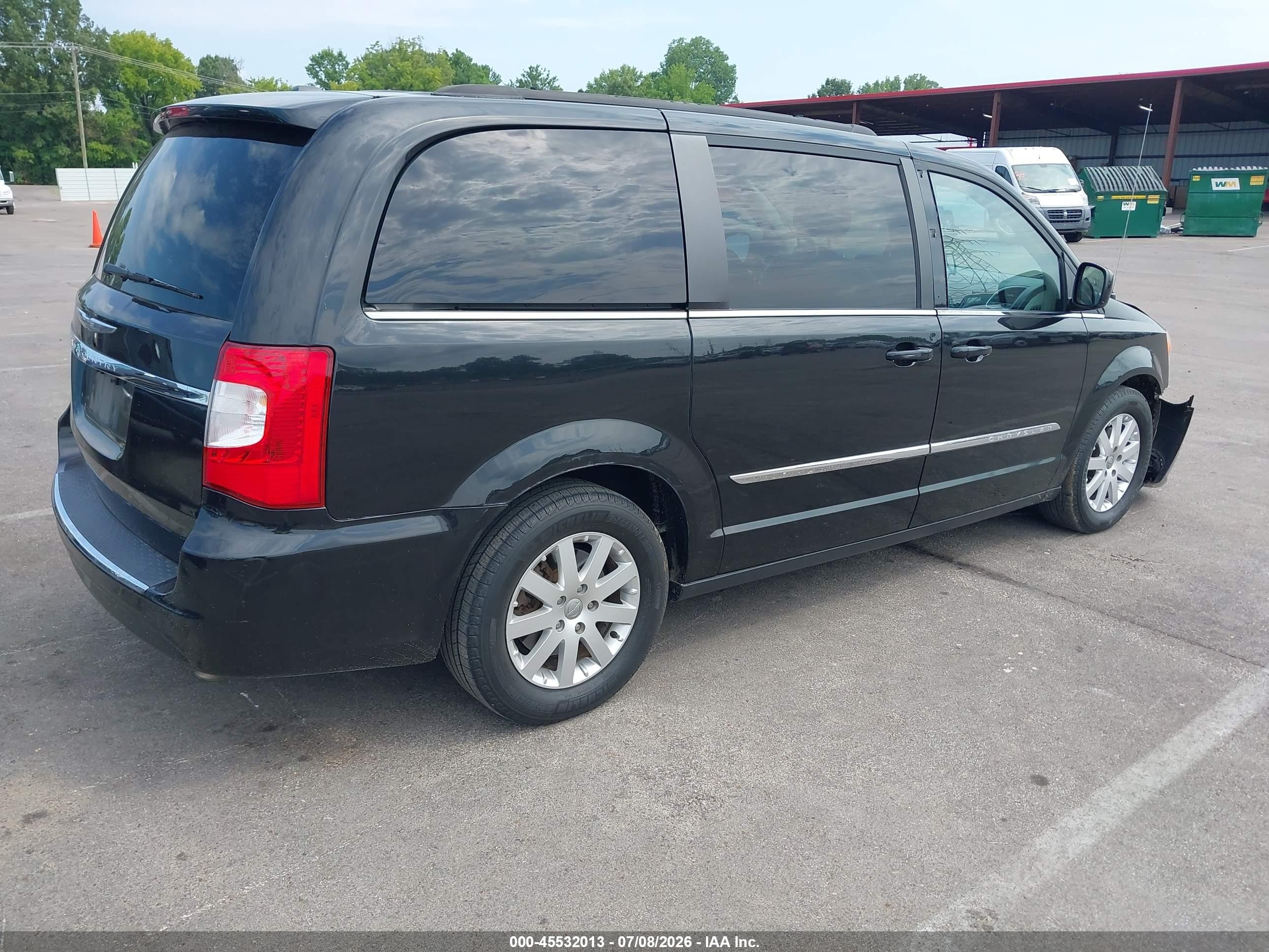 2014 Chrysler Town & Country Touring Black vin: 2C4RC1BG6ER437299
