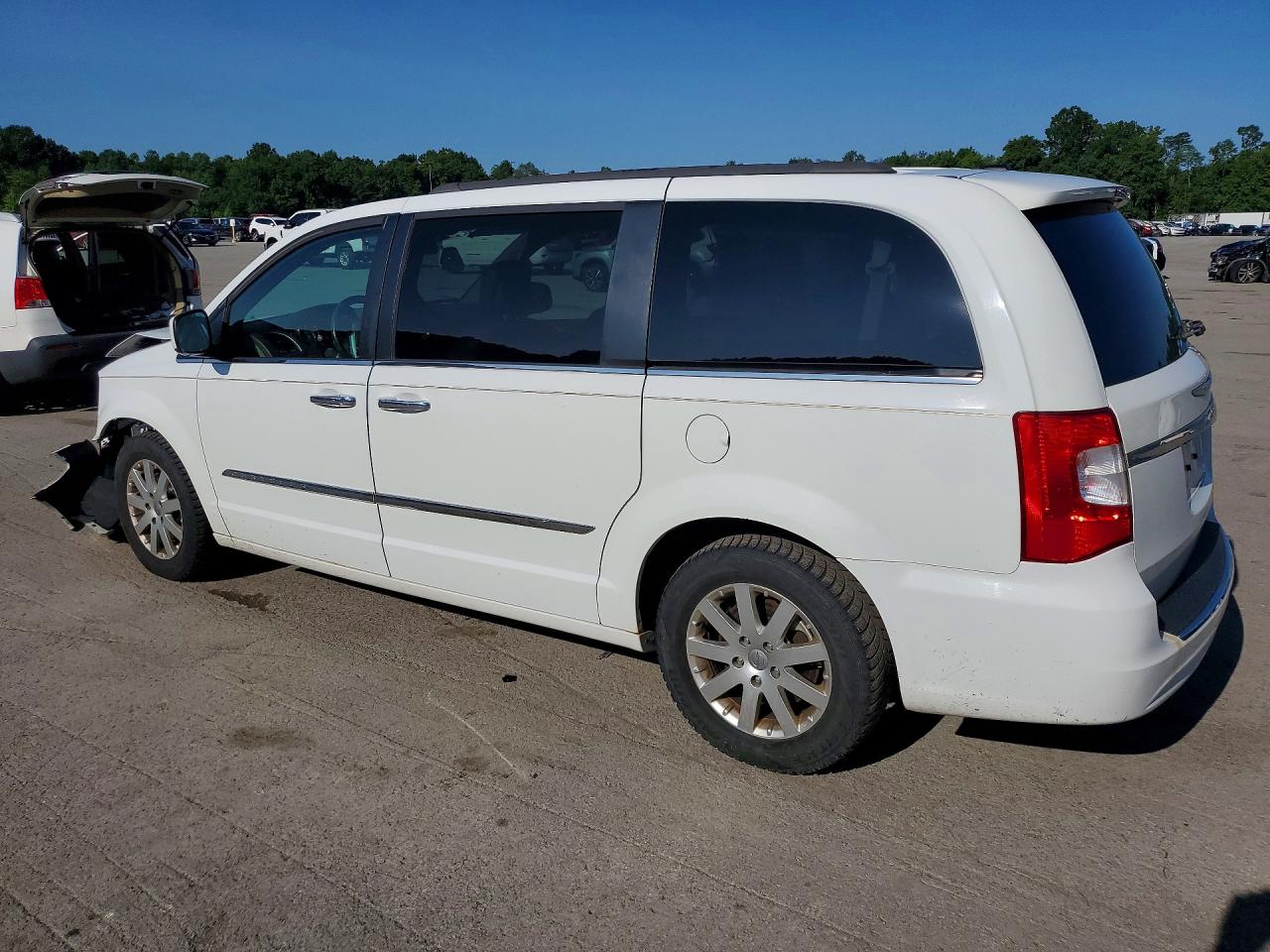 2014 Chrysler Town & Country Touring Белый vin: 2C4RC1BG6ER460713