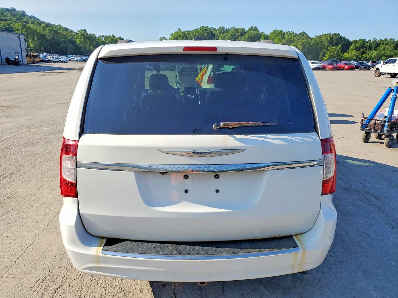 2014 Chrysler Town & Country Touring Белый vin: 2C4RC1BG6ER460713
