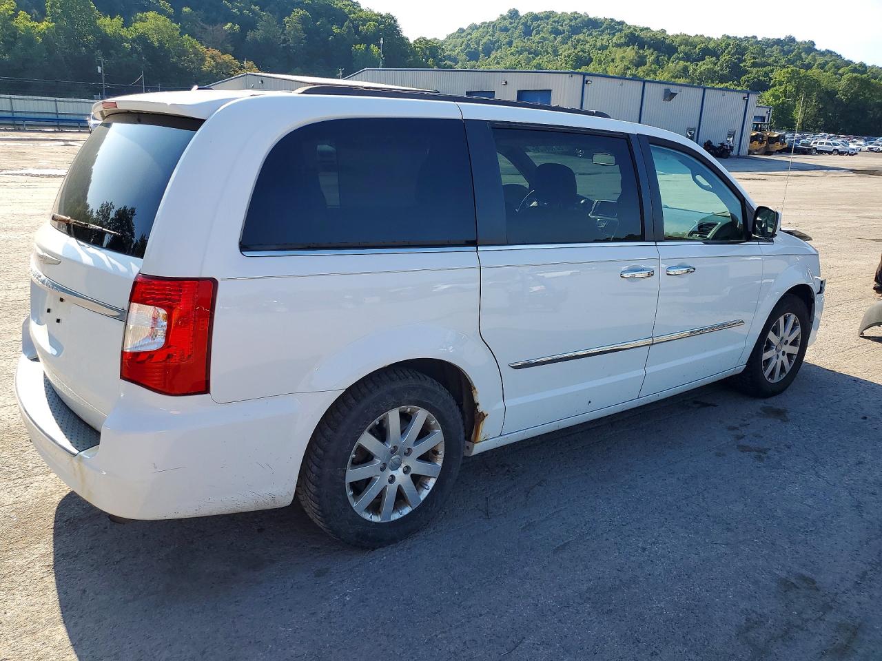 2014 Chrysler Town & Country Touring Белый vin: 2C4RC1BG6ER460713