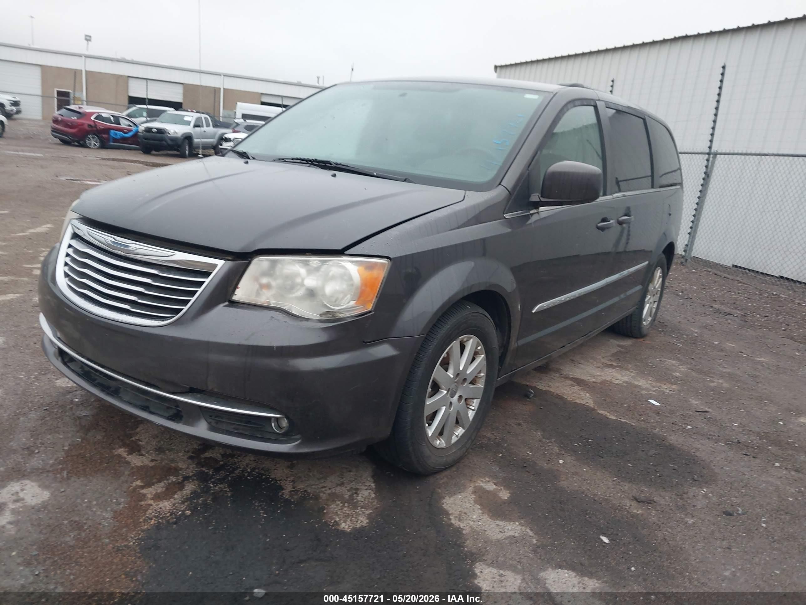 2015 Chrysler Town & Country Touring Черный vin: 2C4RC1BG6FR510463