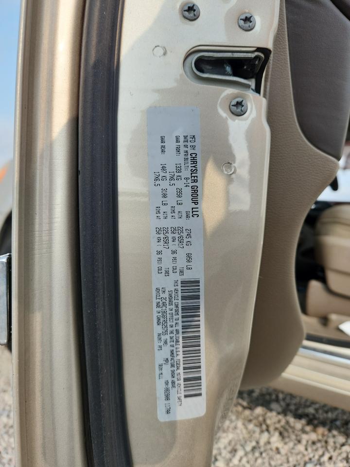 2015 Chrysler Town & Country Touring Beige vin: 2C4RC1BG6FR525755