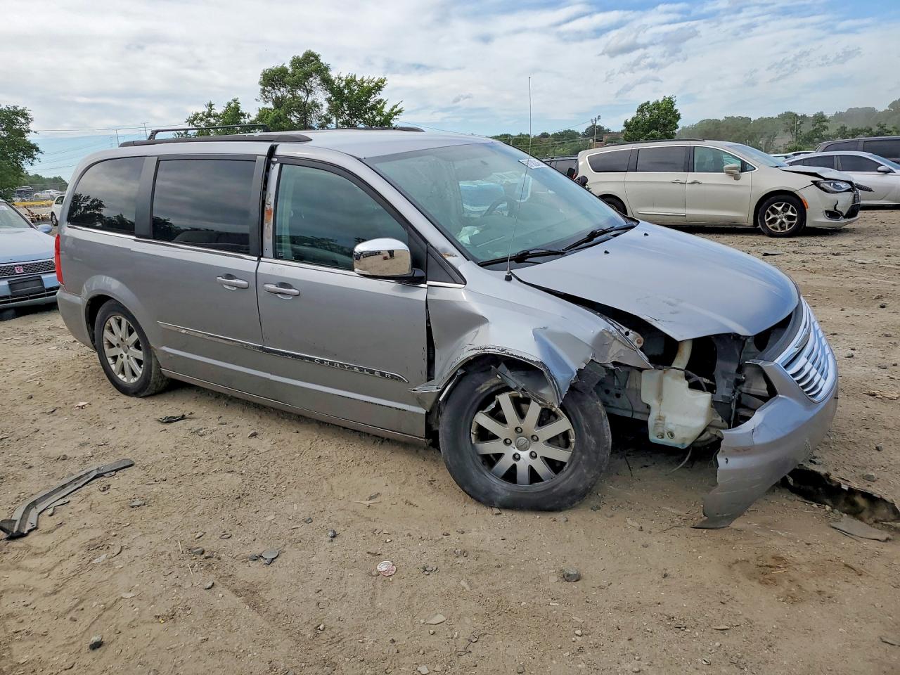 2015 Chrysler Town & Country Touring Gray vin: 2C4RC1BG6FR534536