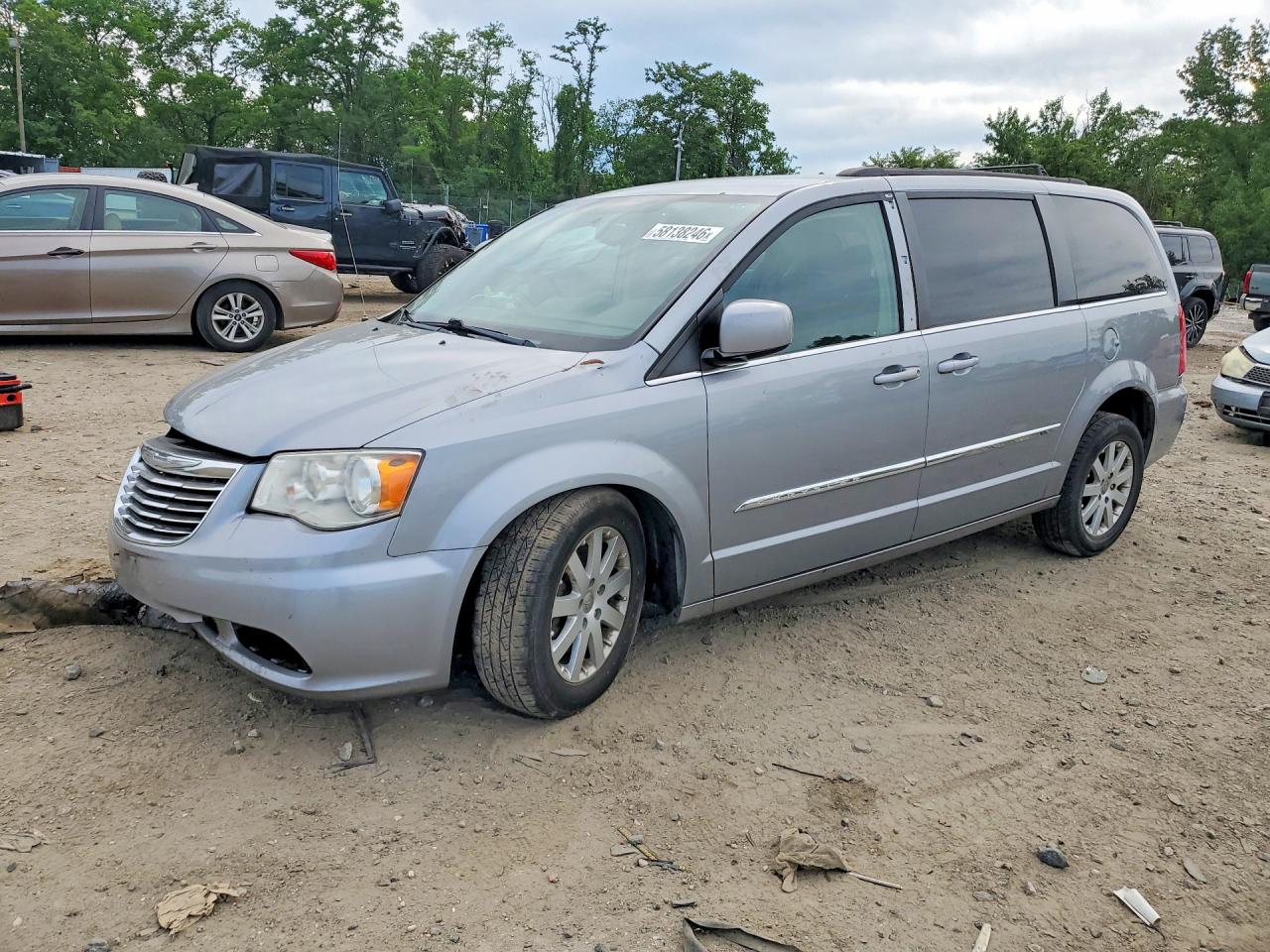 2015 Chrysler Town & Country Touring Gray vin: 2C4RC1BG6FR534536