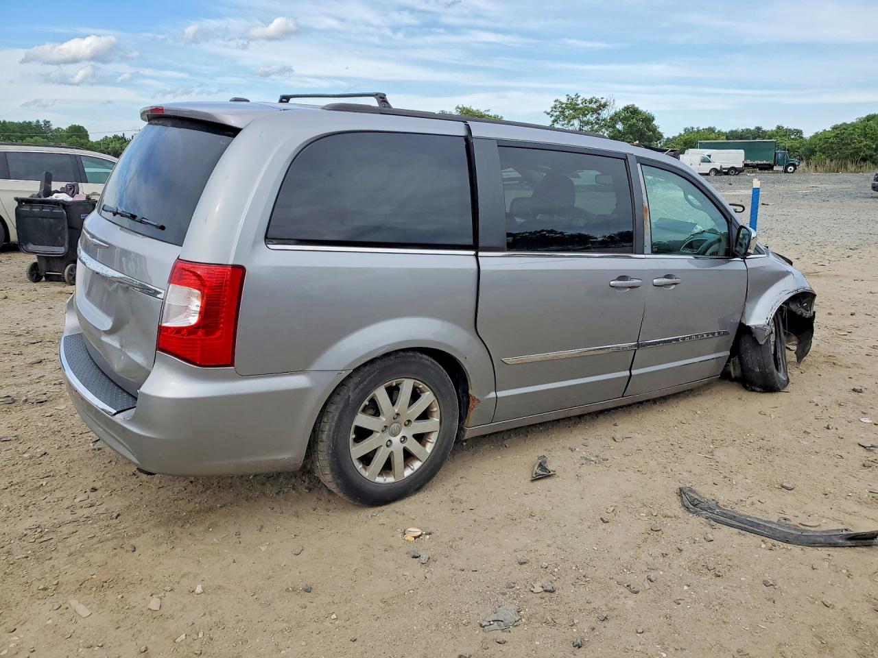 2015 Chrysler Town & Country Touring Gray vin: 2C4RC1BG6FR534536