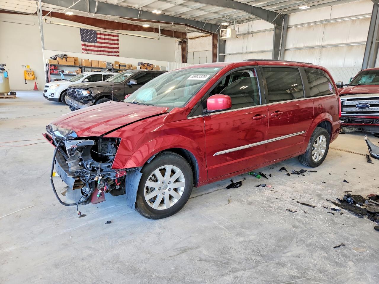 2015 Chrysler Town & Cnt Красный vin: 2C4RC1BG6FR608778