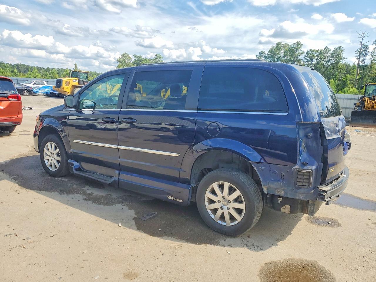 2015 Chrysler Town & Country Touring Синий vin: 2C4RC1BG6FR609705