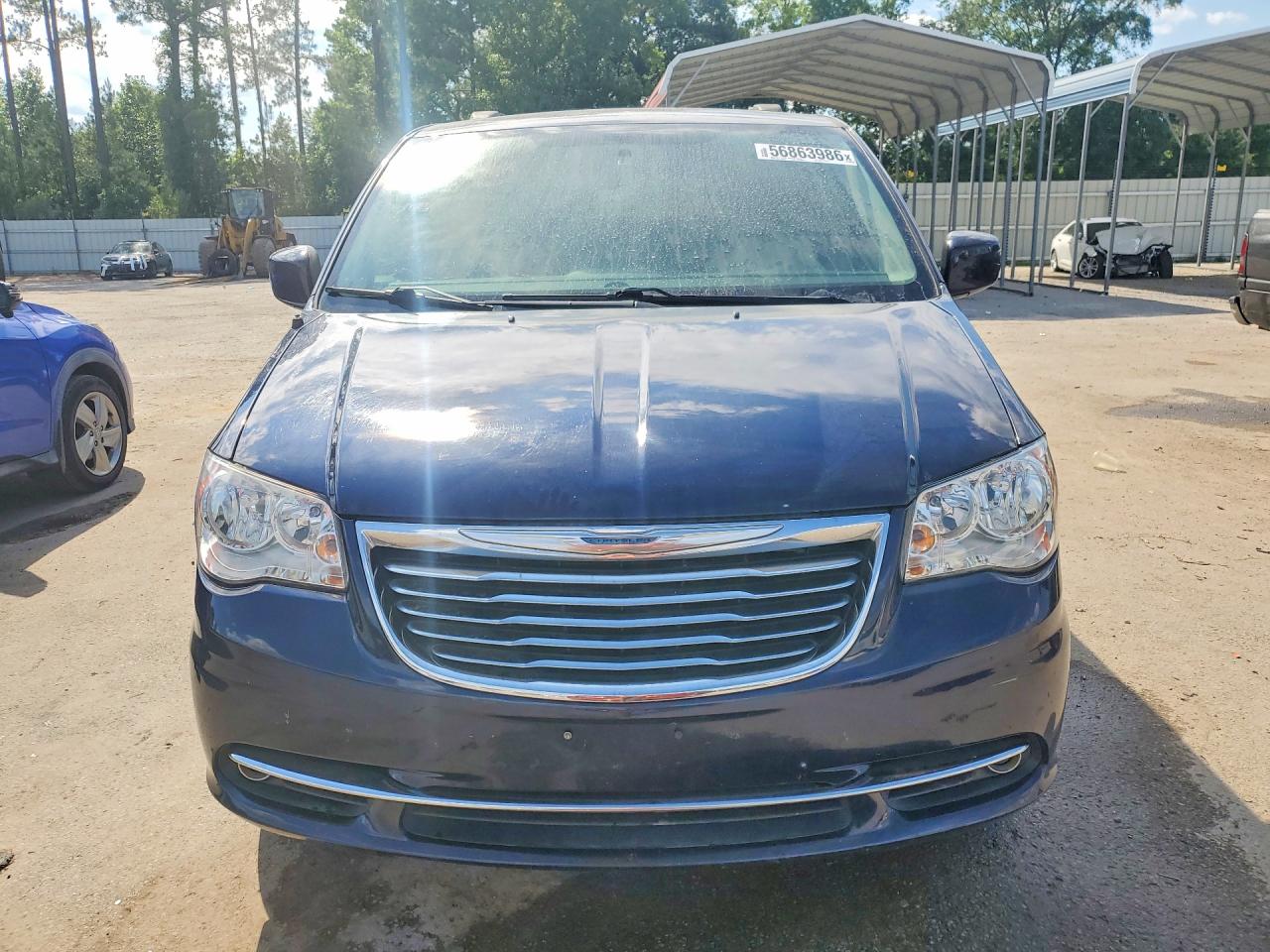2015 Chrysler Town & Country Touring Синий vin: 2C4RC1BG6FR609705