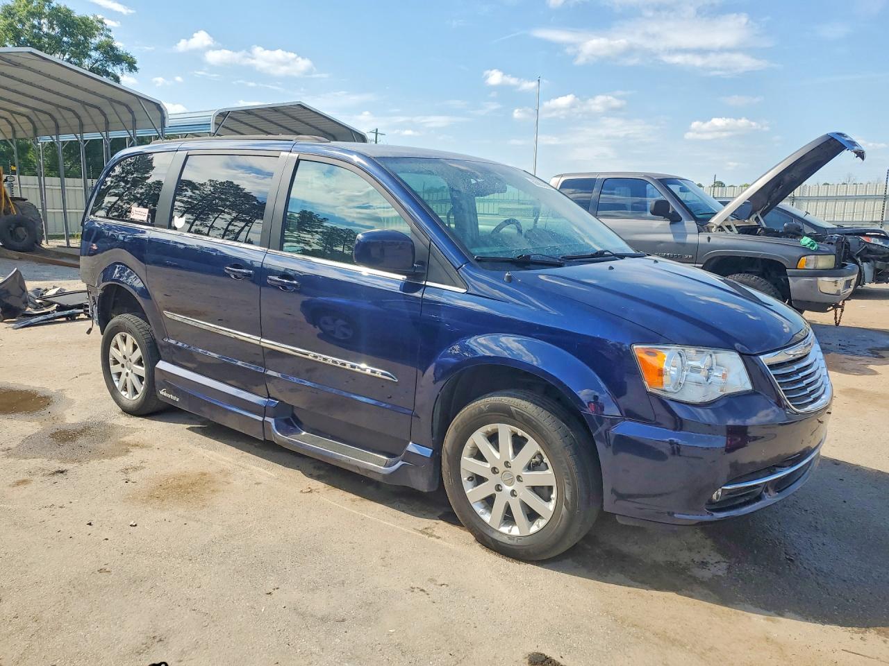 2015 Chrysler Town & Country Touring Синий vin: 2C4RC1BG6FR609705