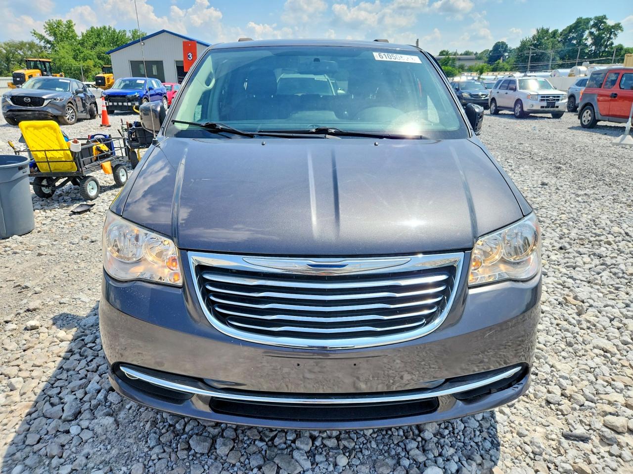 2015 Chrysler Town & Country Touring Серый vin: 2C4RC1BG6FR628013