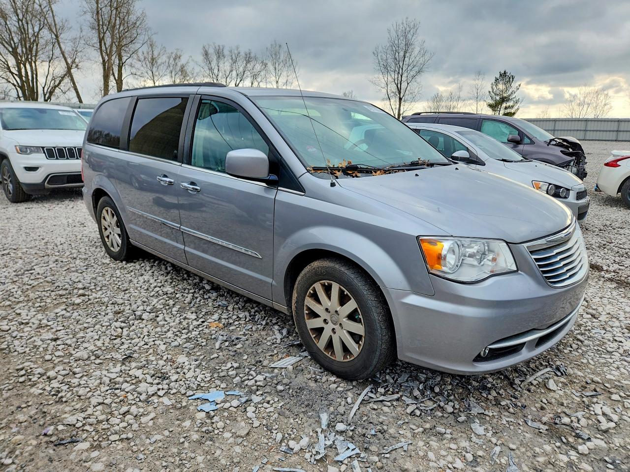 2015 Chrysler Town & Country Touring Серый vin: 2C4RC1BG6FR664607
