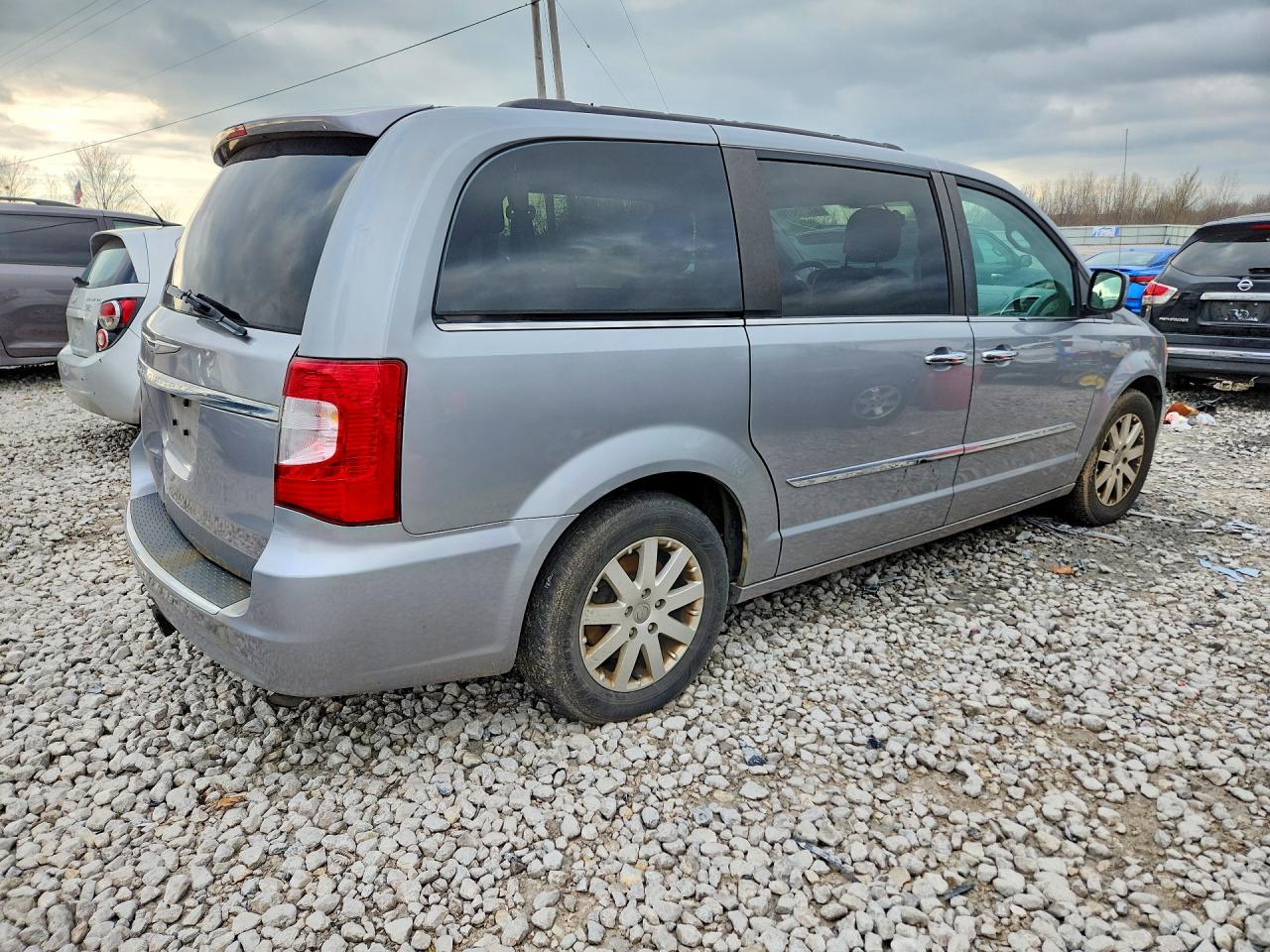 2015 Chrysler Town & Country Touring Серый vin: 2C4RC1BG6FR664607