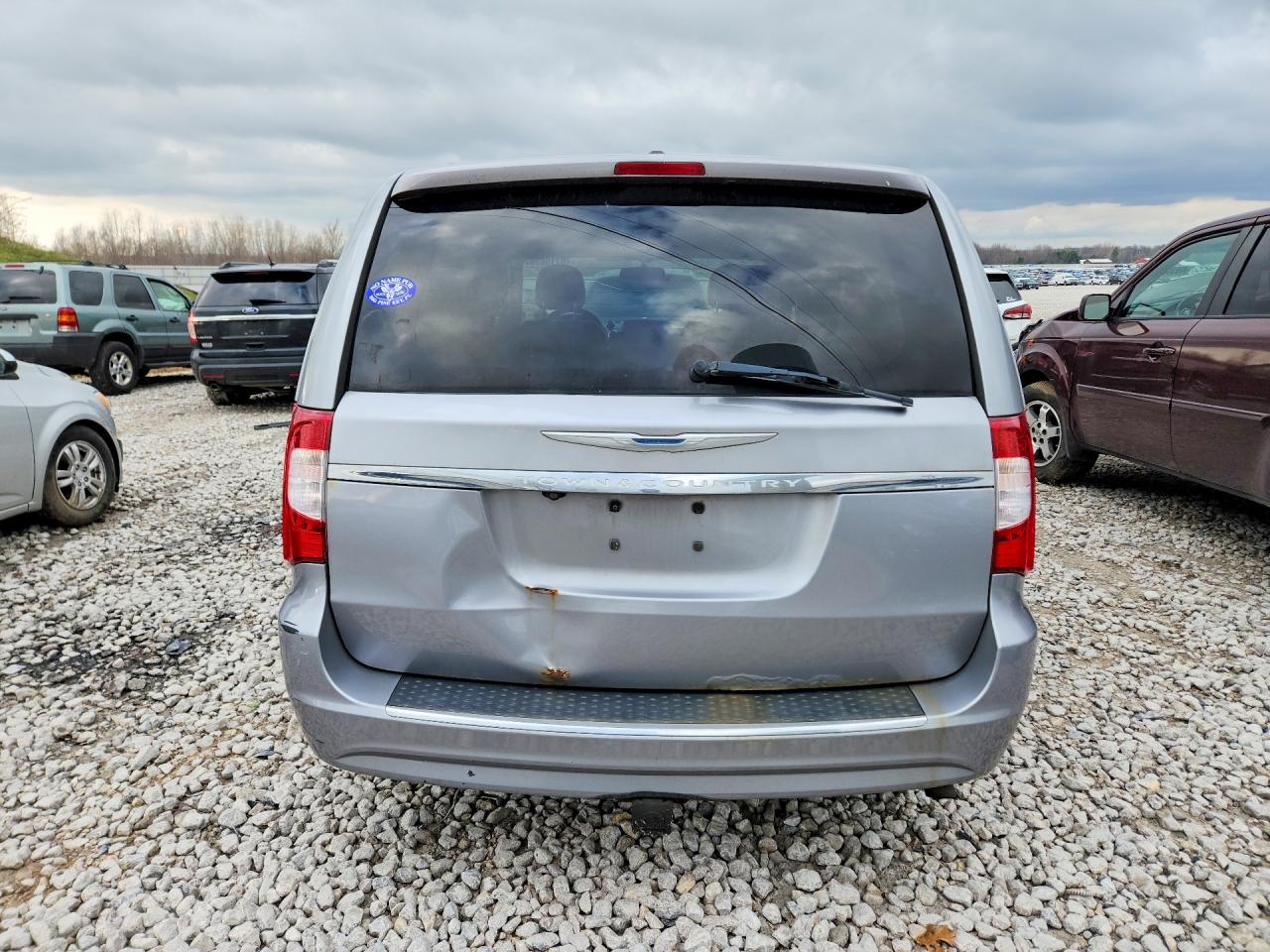2015 Chrysler Town & Country Touring Серый vin: 2C4RC1BG6FR664607