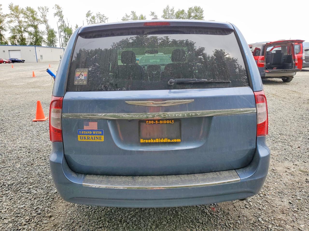 2012 Chrysler Town & Country Touring Синий vin: 2C4RC1BG7CR168985