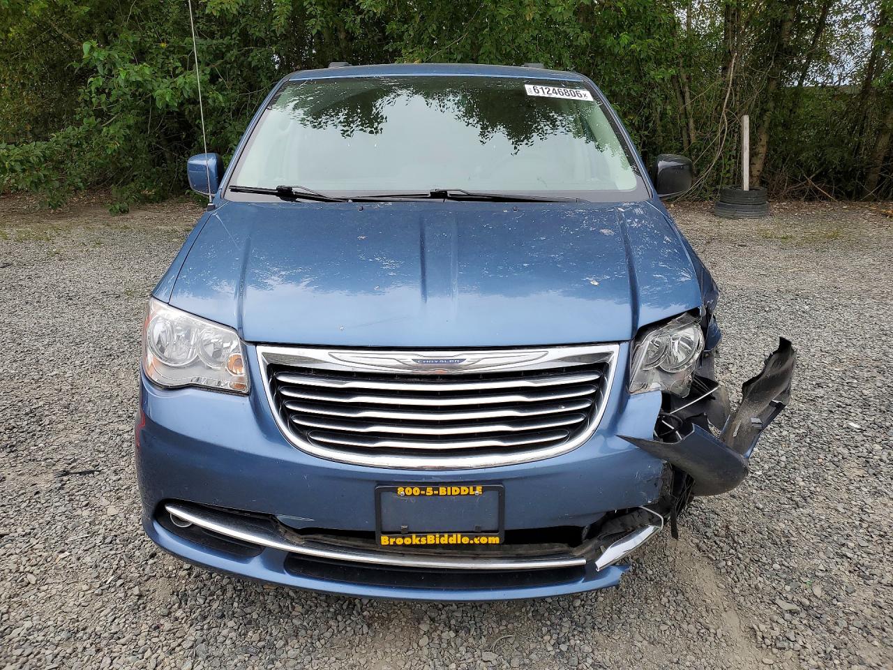 2012 Chrysler Town & Country Touring Синий vin: 2C4RC1BG7CR168985