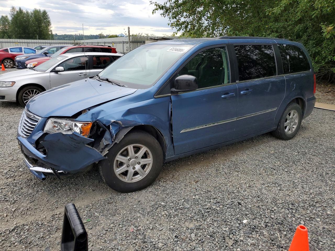 2012 Chrysler Town & Country Touring Blue vin: 2C4RC1BG7CR168985