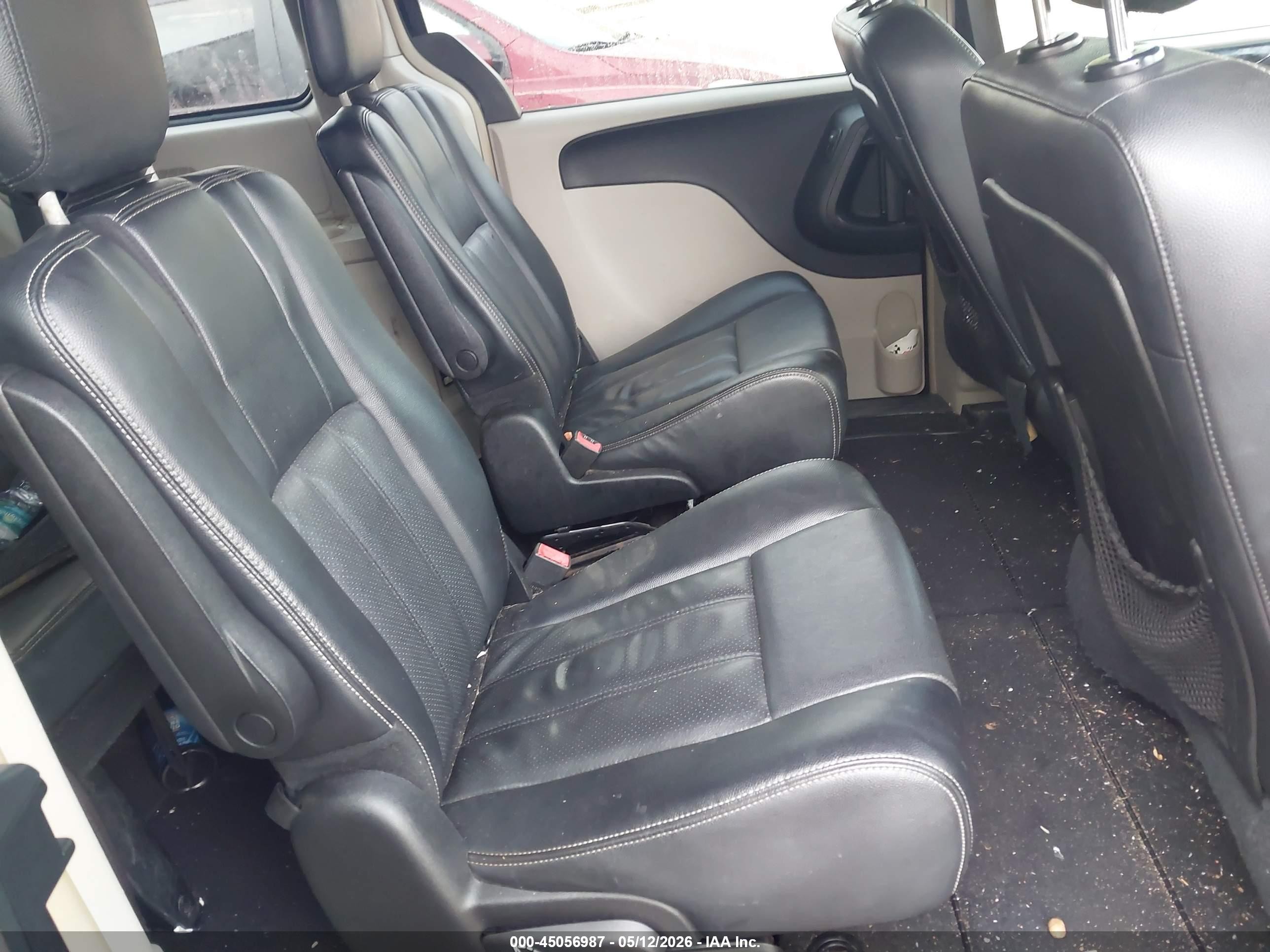 2012 Chrysler Town & Country Touring Black vin: 2C4RC1BG7CR245791