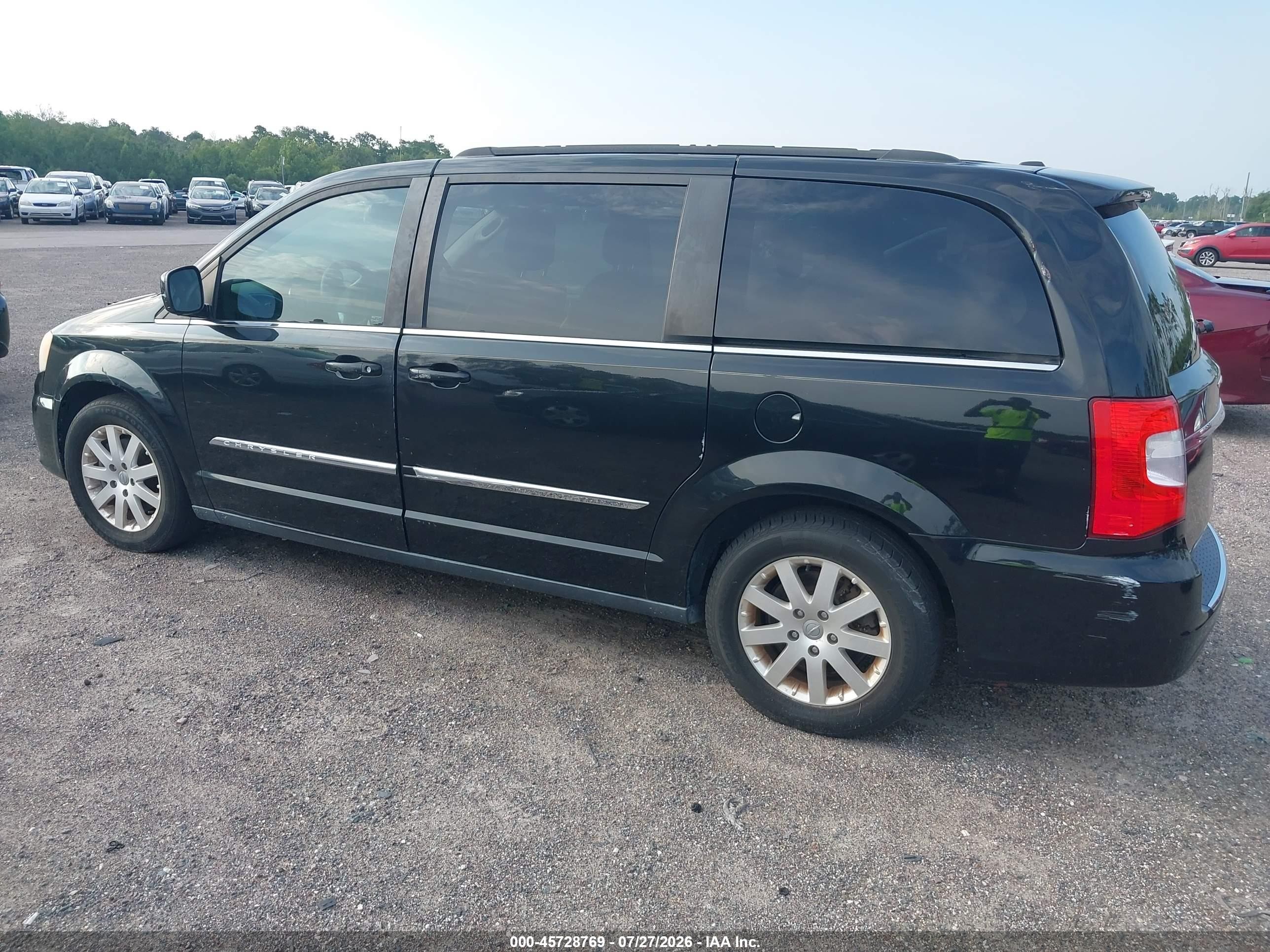 2012 Chrysler Town & Country Touring Black vin: 2C4RC1BG7CR245791
