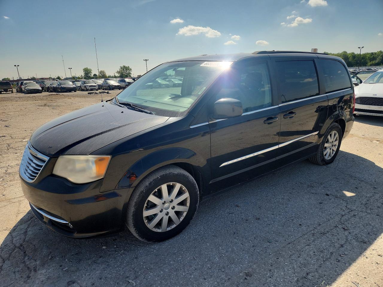 2012 Chrysler Town & Country Touring Black vin: 2C4RC1BG7CR282839