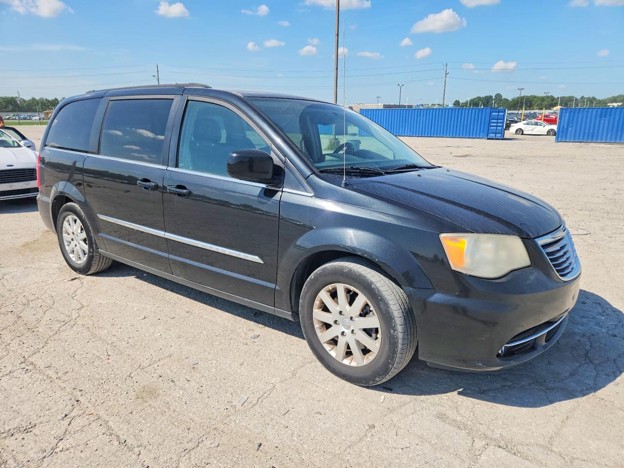 2012 Chrysler Town & Country Touring Black vin: 2C4RC1BG7CR282839