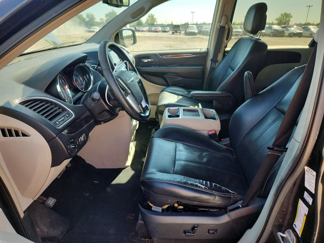 2012 Chrysler Town & Country Touring Black vin: 2C4RC1BG7CR282839