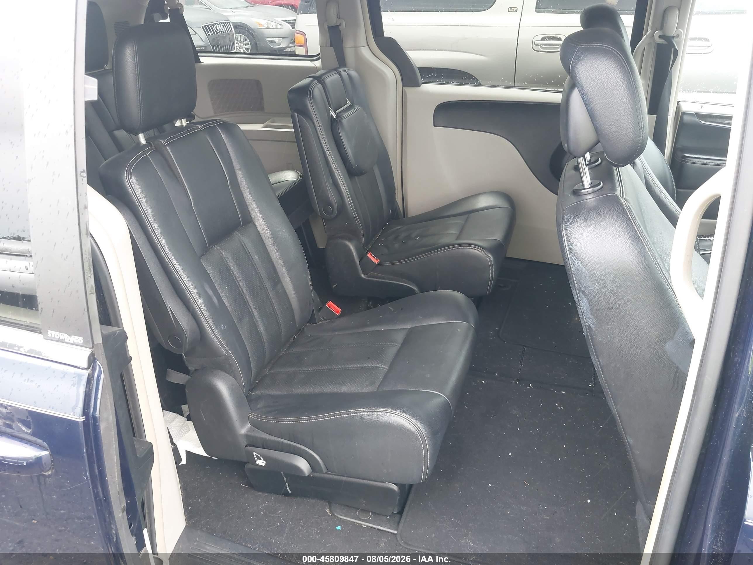 2012 Chrysler Town & Country Touring Blue vin: 2C4RC1BG7CR326564