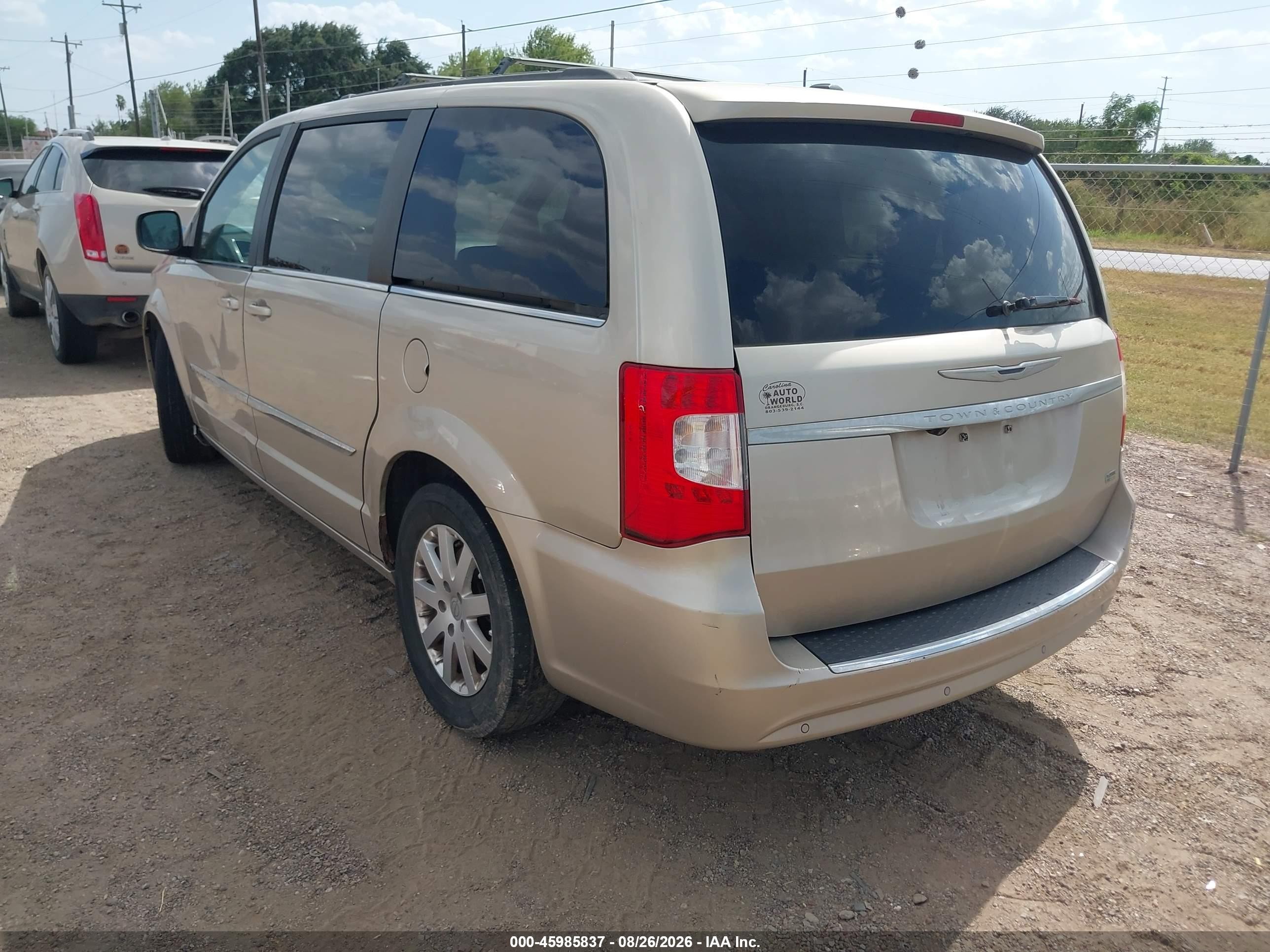 2013 Chrysler Town & Country Touring Gold vin: 2C4RC1BG7DR554503