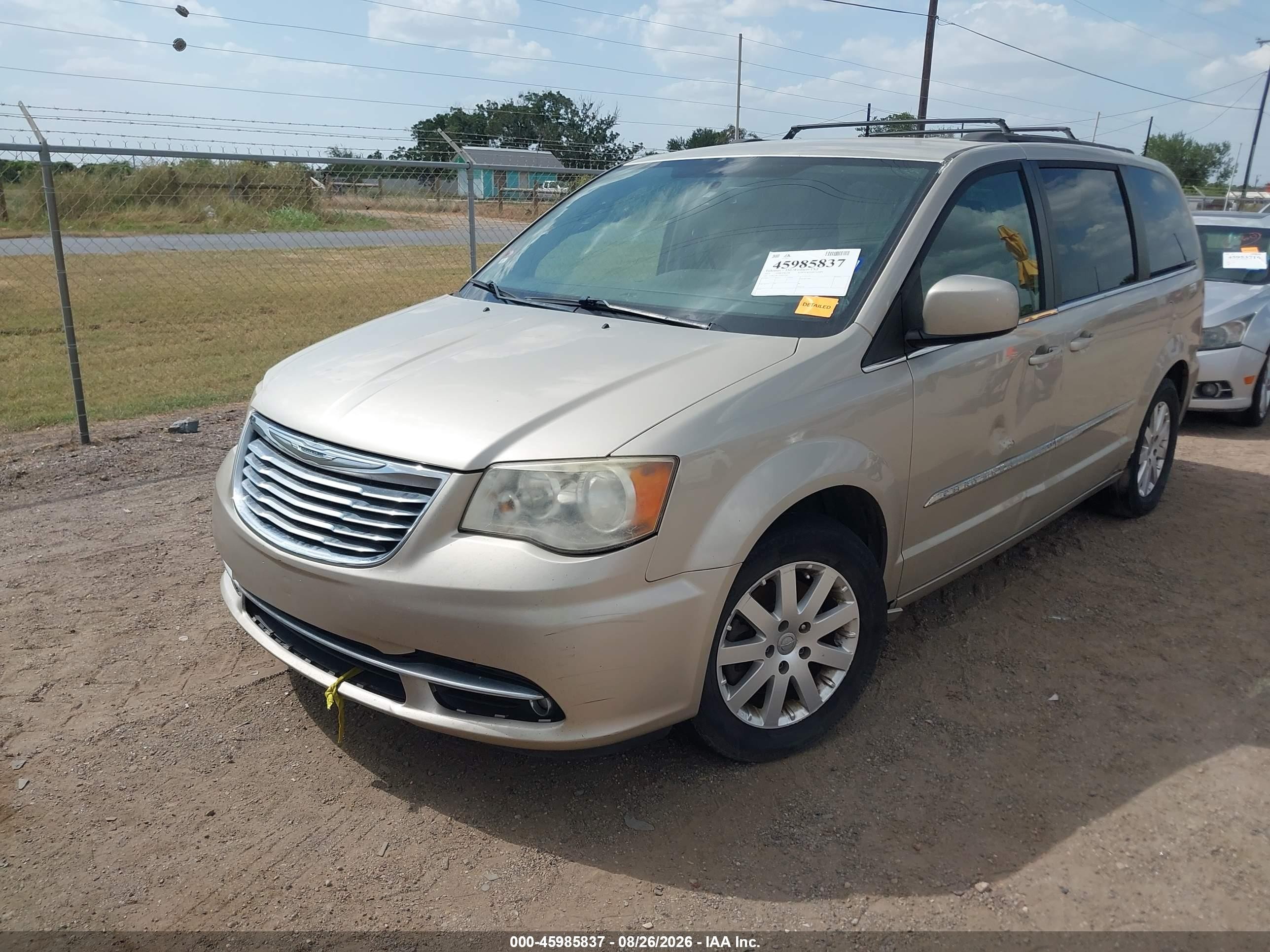 2013 Chrysler Town & Country Touring Gold vin: 2C4RC1BG7DR554503