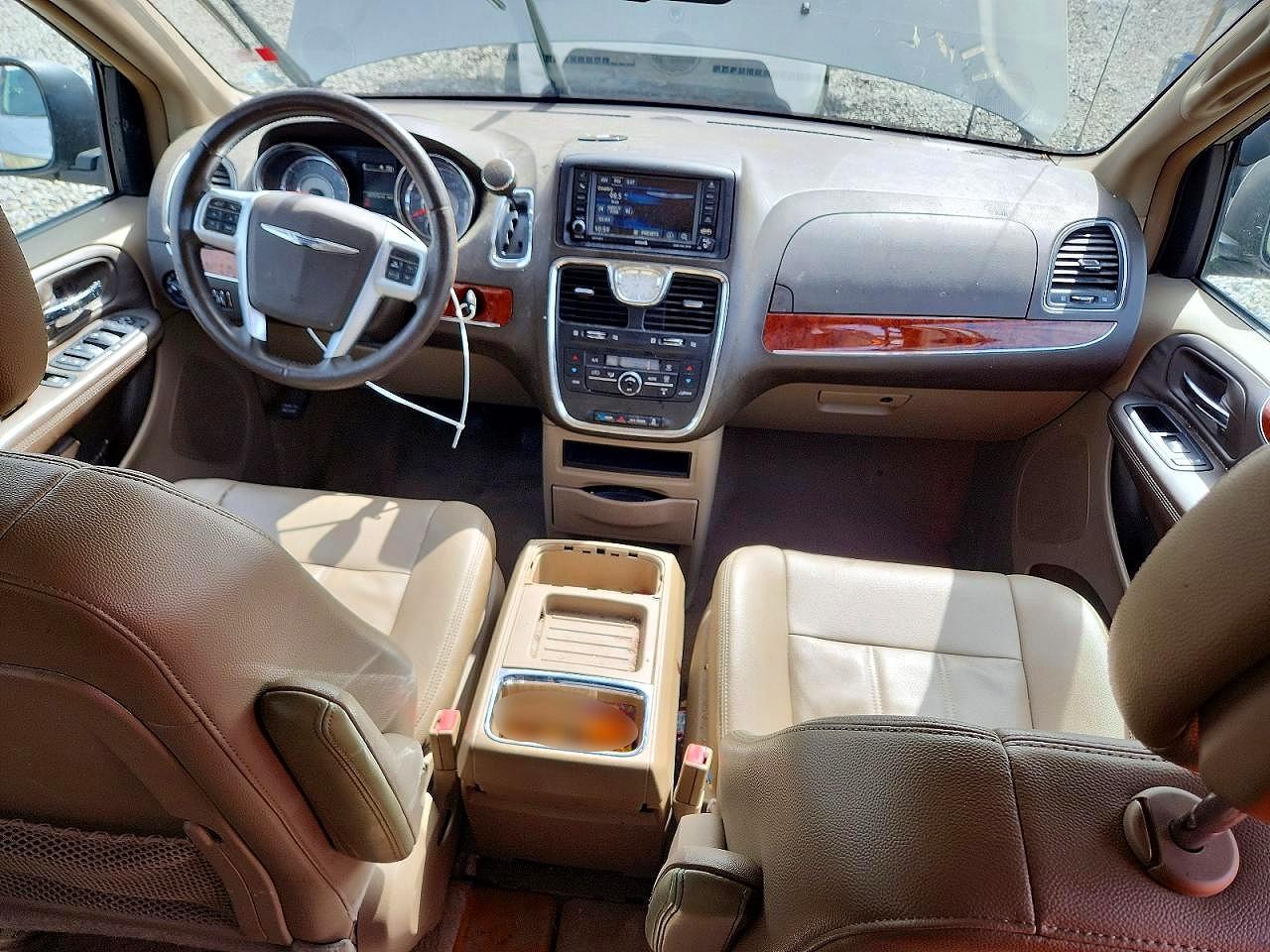 2013 Chrysler Town & Country Touring Золотой vin: 2C4RC1BG7DR625280
