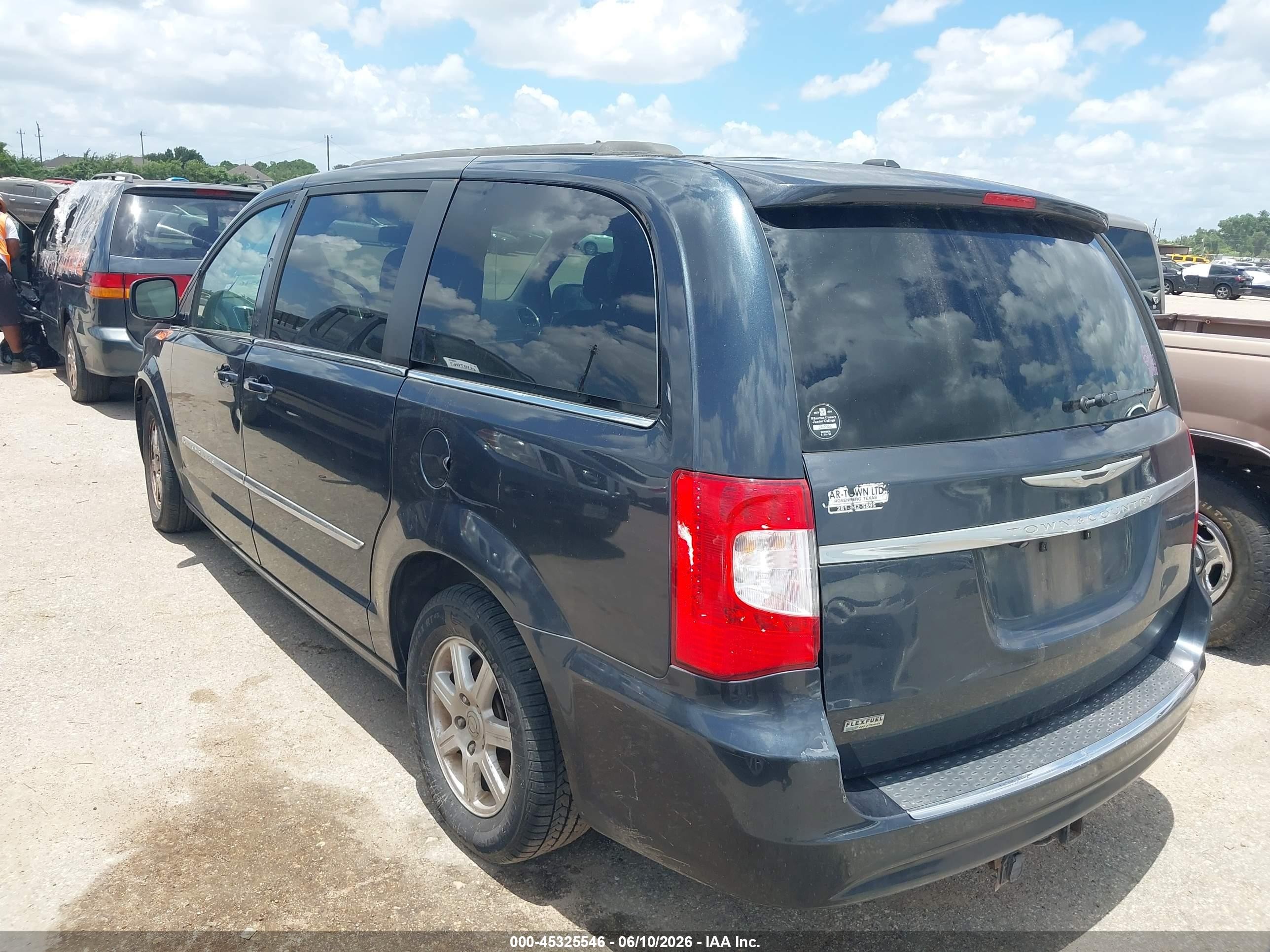 2013 Chrysler Town & Country Touring Gray vin: 2C4RC1BG7DR637963