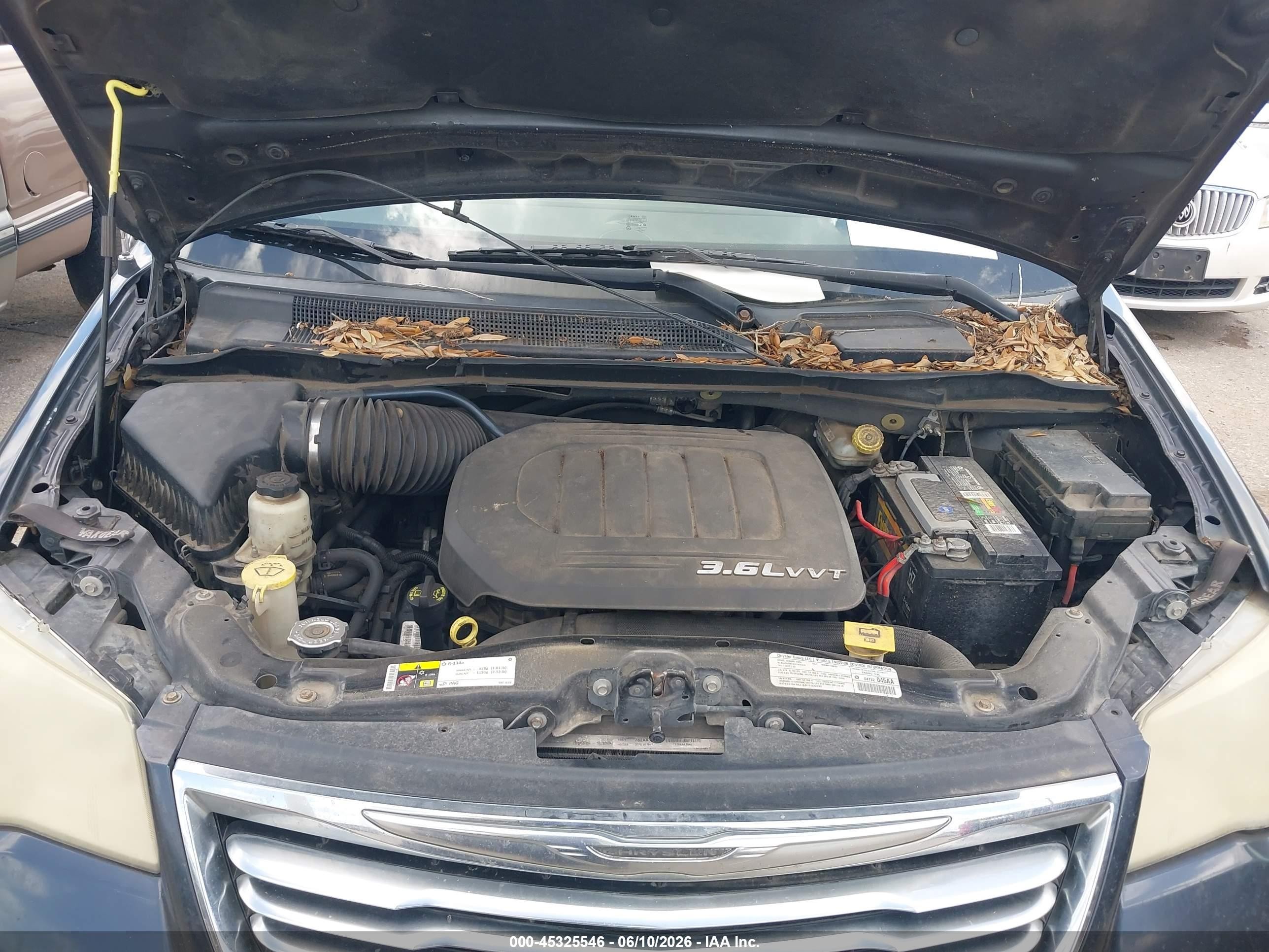 2013 Chrysler Town & Country Touring Gray vin: 2C4RC1BG7DR637963