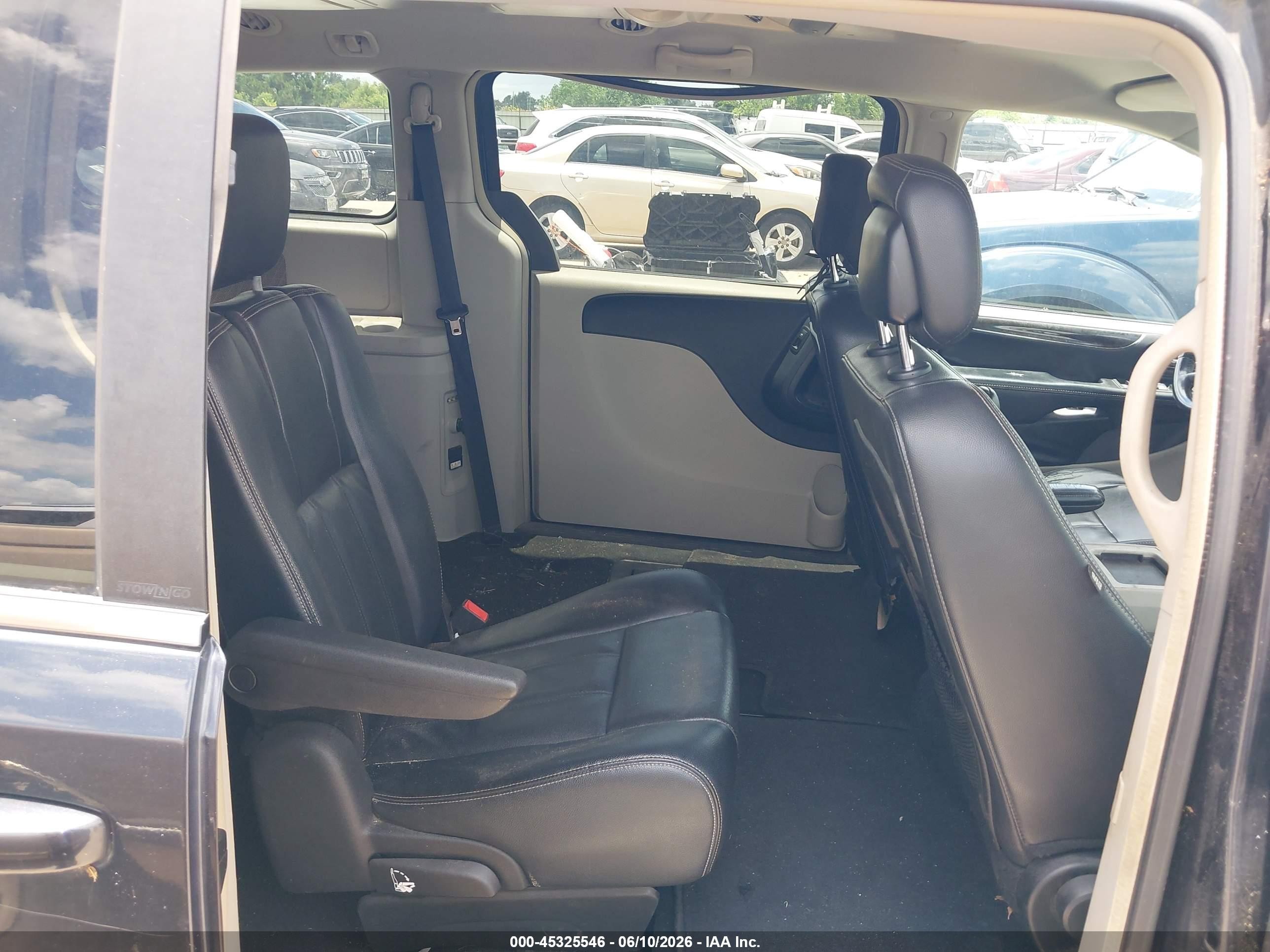2013 Chrysler Town & Country Touring Gray vin: 2C4RC1BG7DR637963
