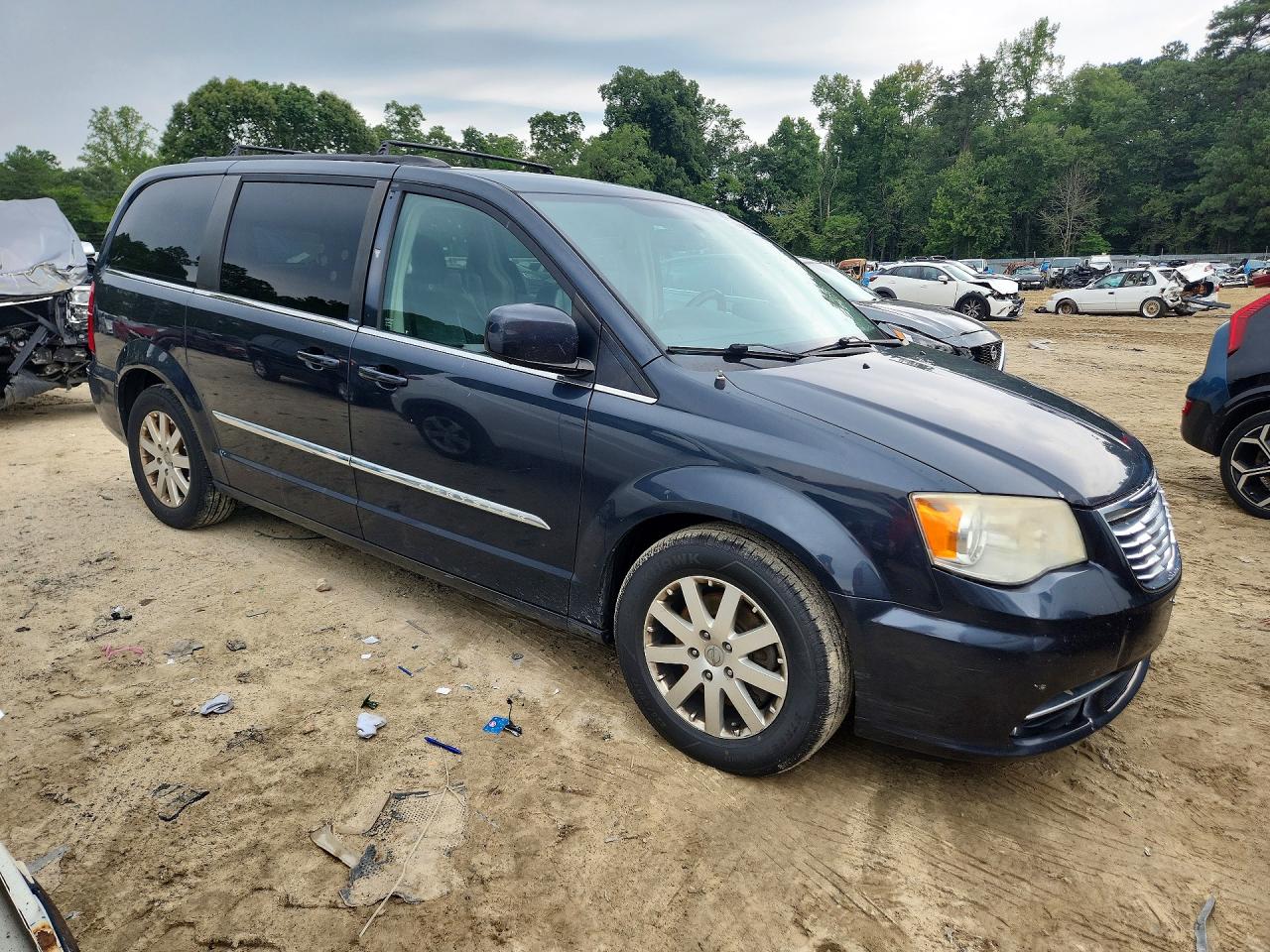 2013 Chrysler Town & Country Touring Синий vin: 2C4RC1BG7DR691831