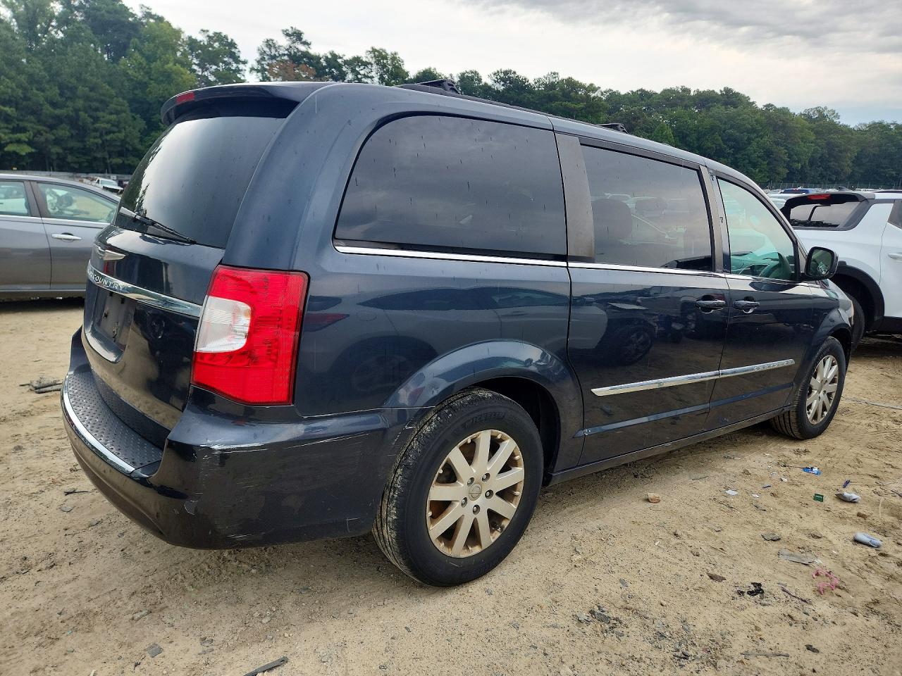 2013 Chrysler Town & Country Touring Синий vin: 2C4RC1BG7DR691831