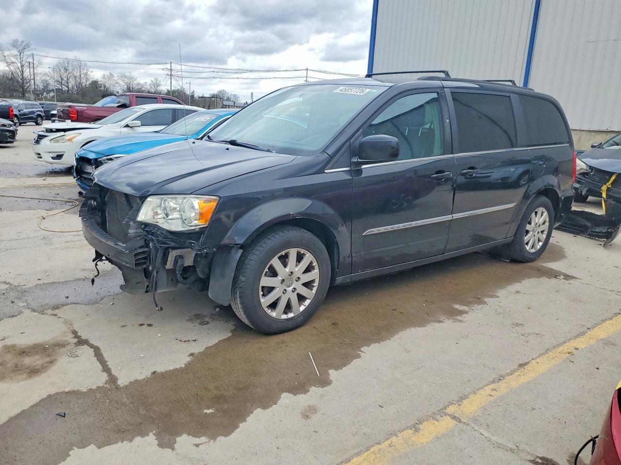 2013 Chrysler Town & Country Touring Black vin: 2C4RC1BG7DR692106