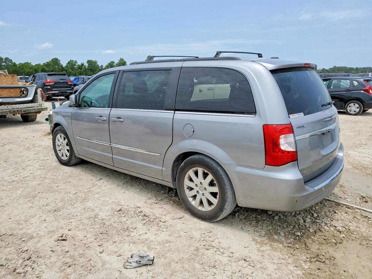 2013 Chrysler Town & Country Touring Silver vin: 2C4RC1BG7DR721247