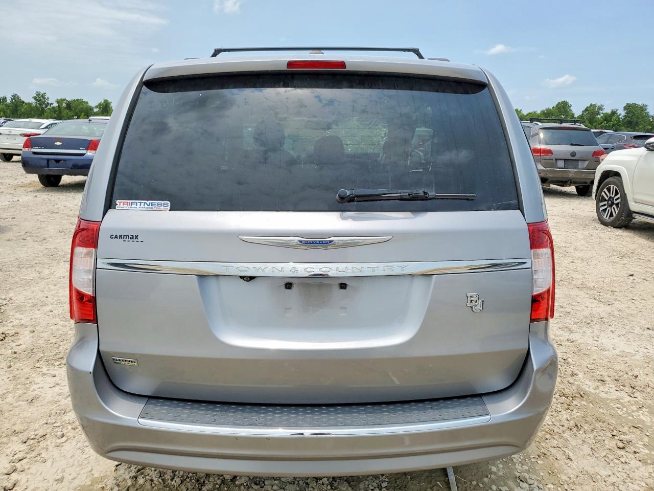 2013 Chrysler Town & Country Touring Silver vin: 2C4RC1BG7DR721247