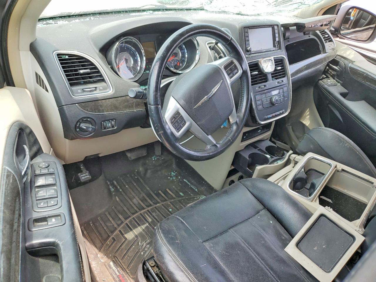 2013 Chrysler Town & Country Touring Silver vin: 2C4RC1BG7DR721247
