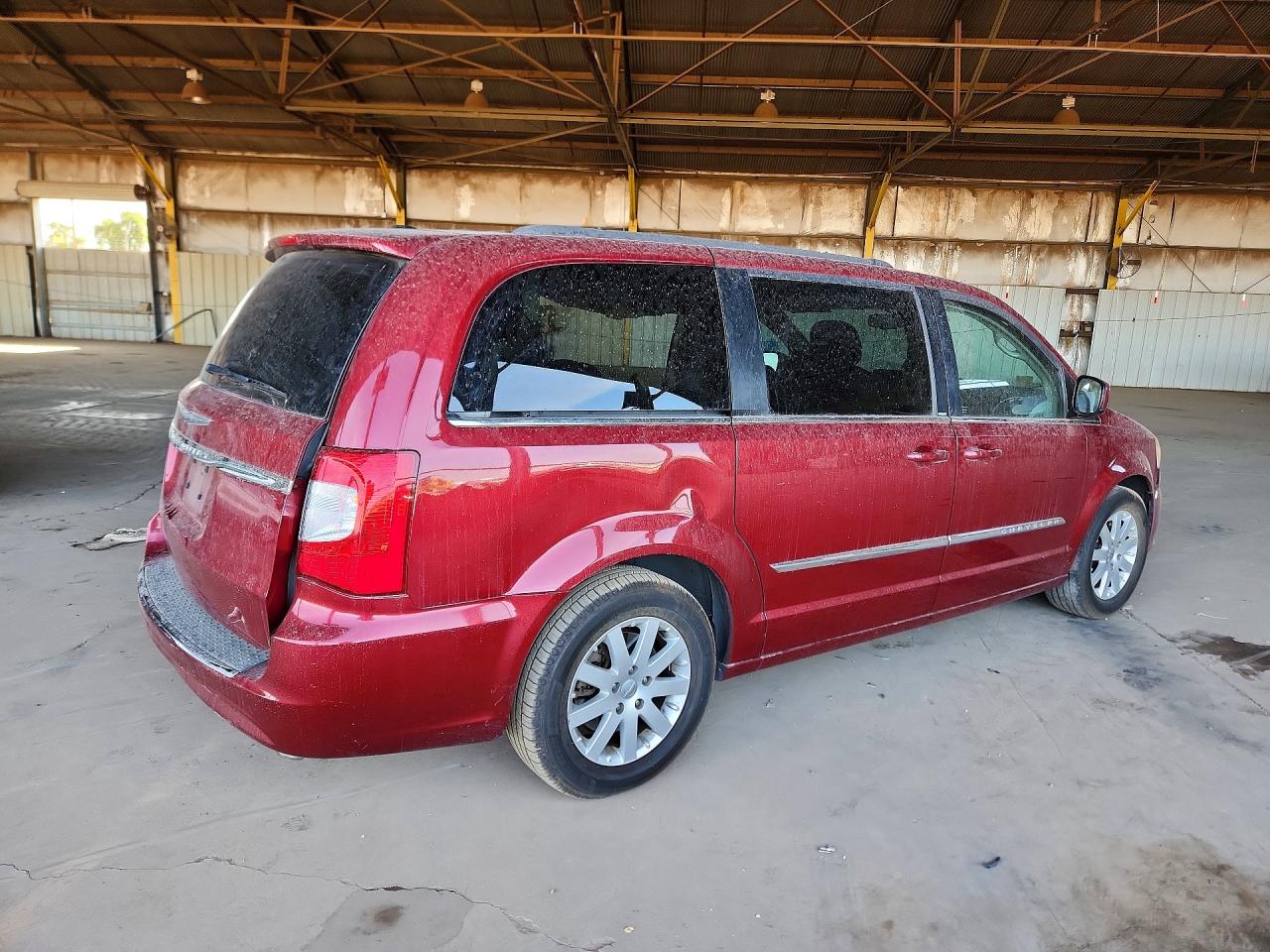 2013 Chrysler Town & Country Touring Red vin: 2C4RC1BG7DR743460