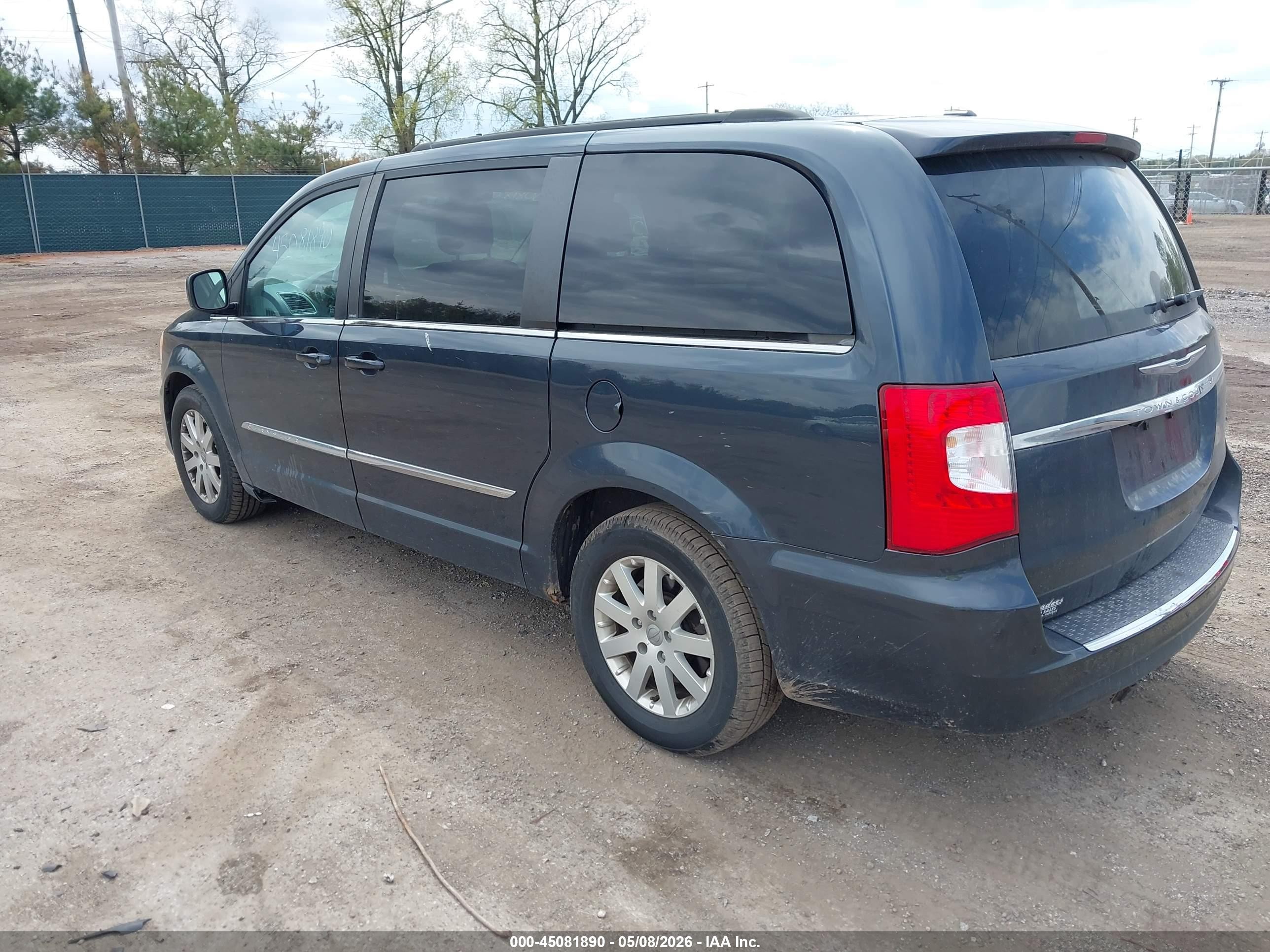 2013 Chrysler Town & Country Touring Blue vin: 2C4RC1BG7DR745189