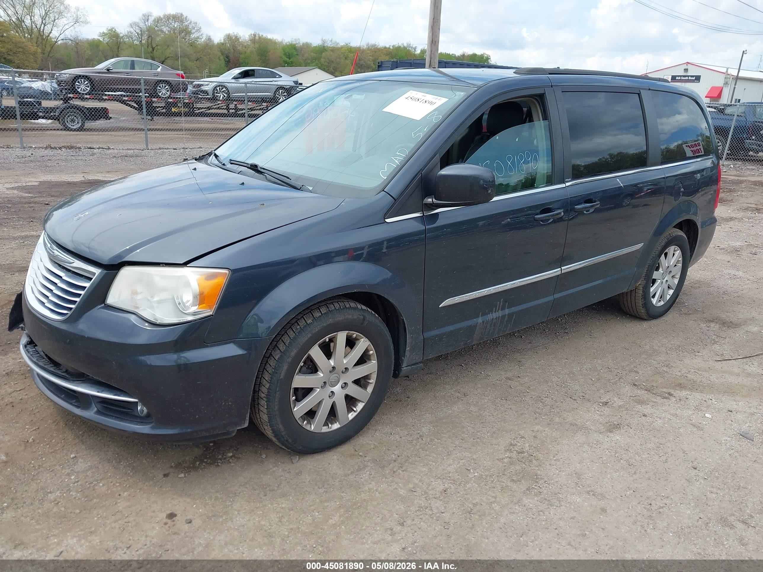 2013 Chrysler Town & Country Touring Blue vin: 2C4RC1BG7DR745189