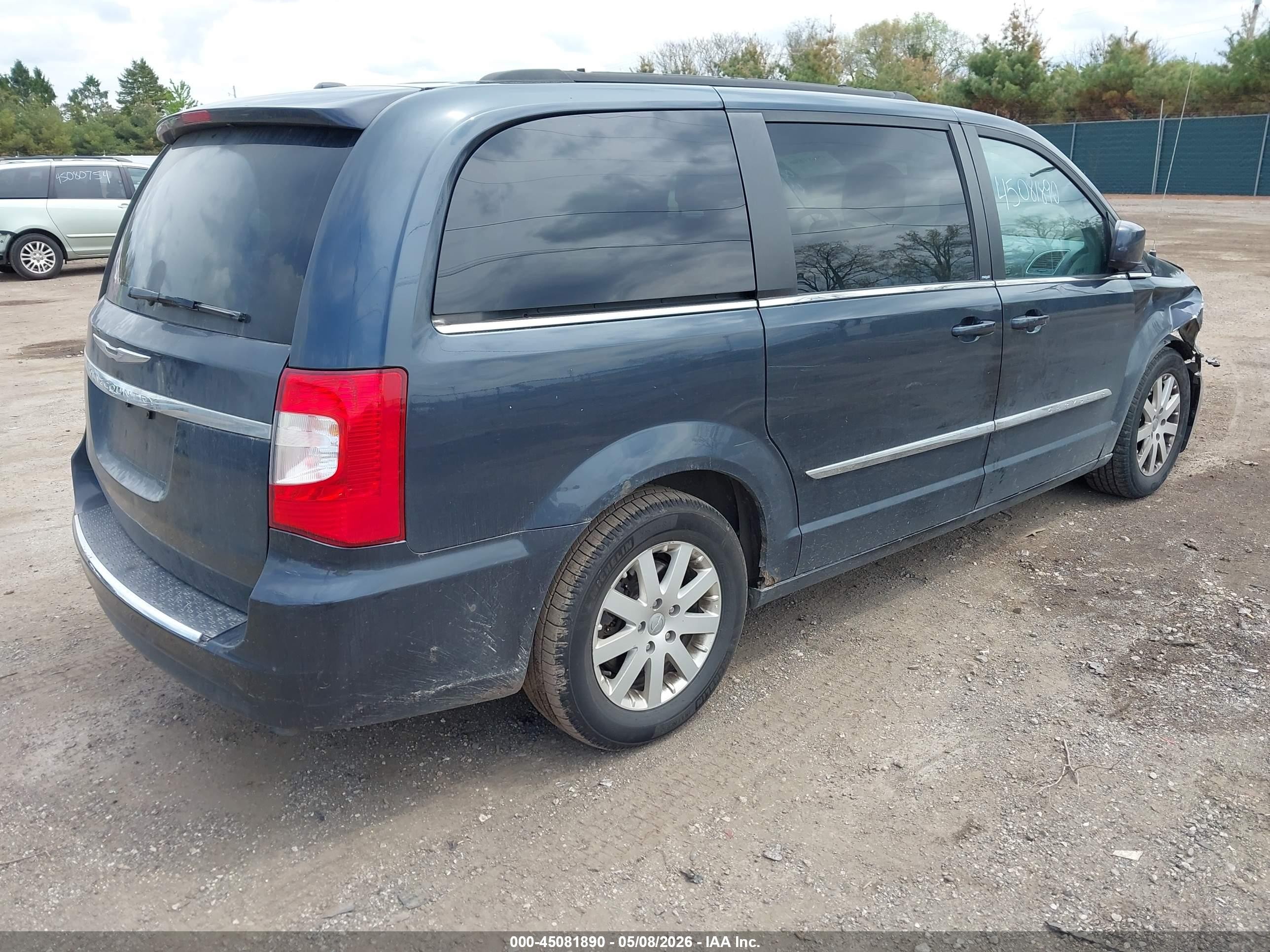 2013 Chrysler Town & Country Touring Blue vin: 2C4RC1BG7DR745189